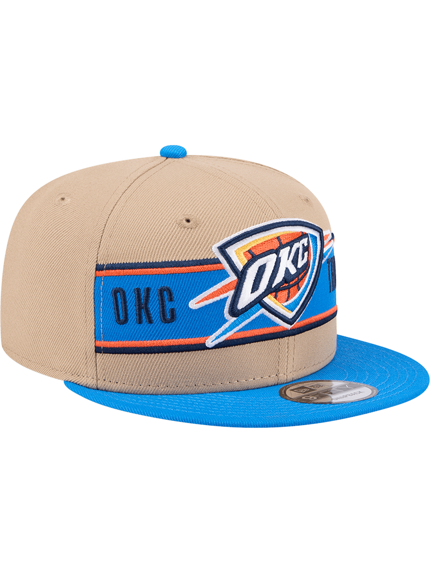 Oklahoma City Thunder New Era NBA 24 Draft 9FIFTY Snapback Hat - Tan