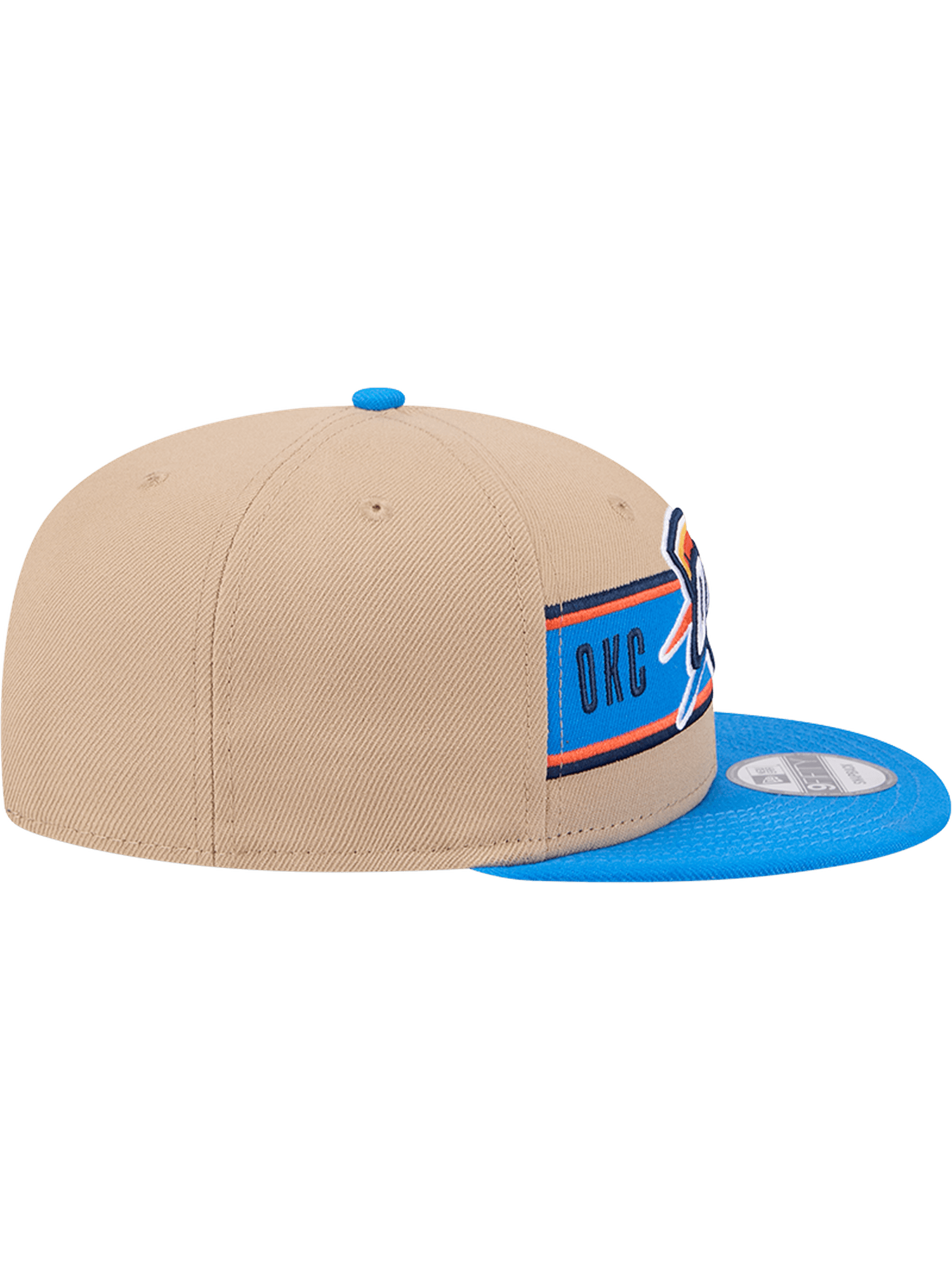 Oklahoma City Thunder New Era NBA 24 Draft 9FIFTY Snapback Hat - Tan