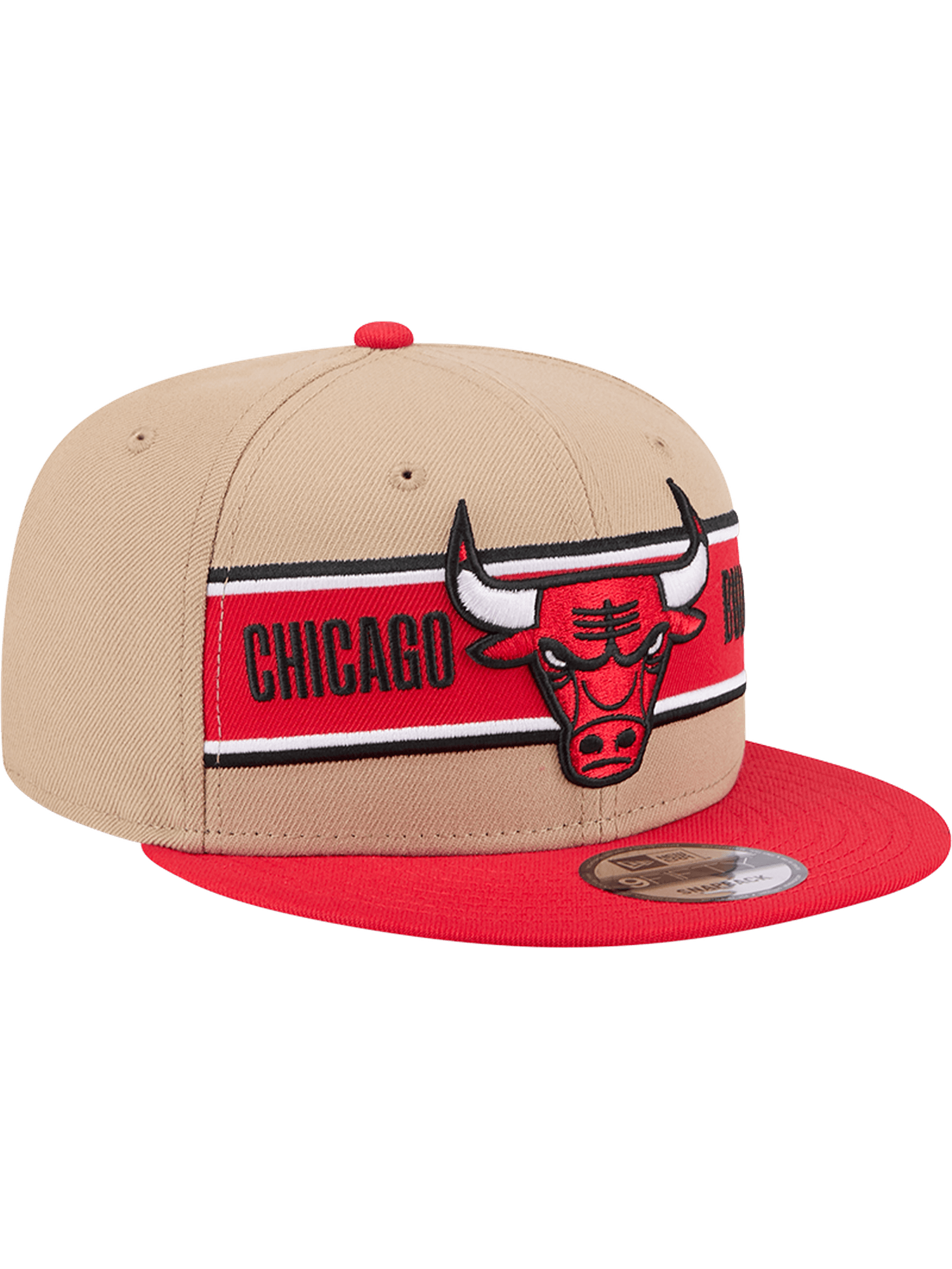 Chicago Bulls New Era NBA 24 Draft 9FIFTY Snapback Hat - Tan