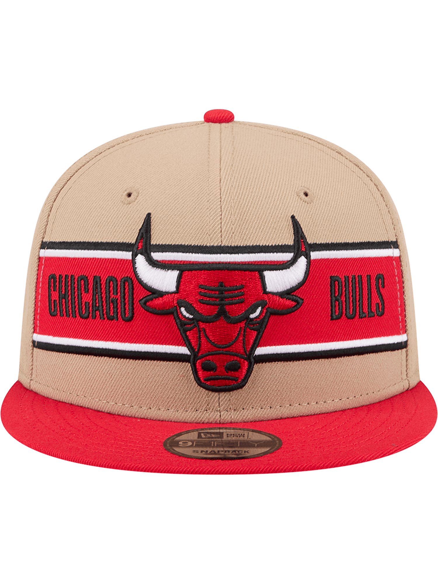 Chicago Bulls New Era NBA 24 Draft 9FIFTY Snapback Hat - Tan