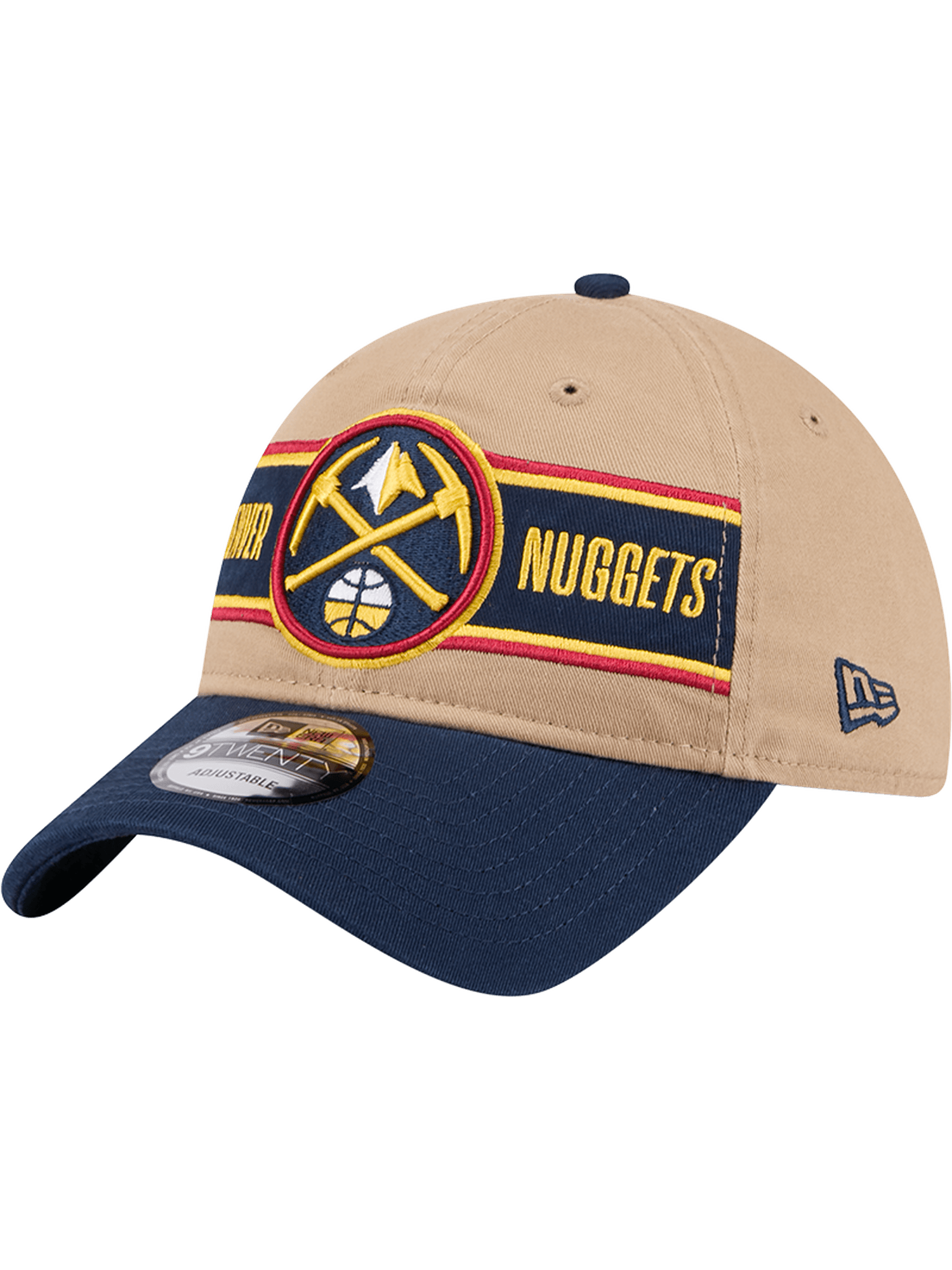 Denver Nuggets New Era NBA 24 Draft 9TWENTY Strapback Hat - Tan