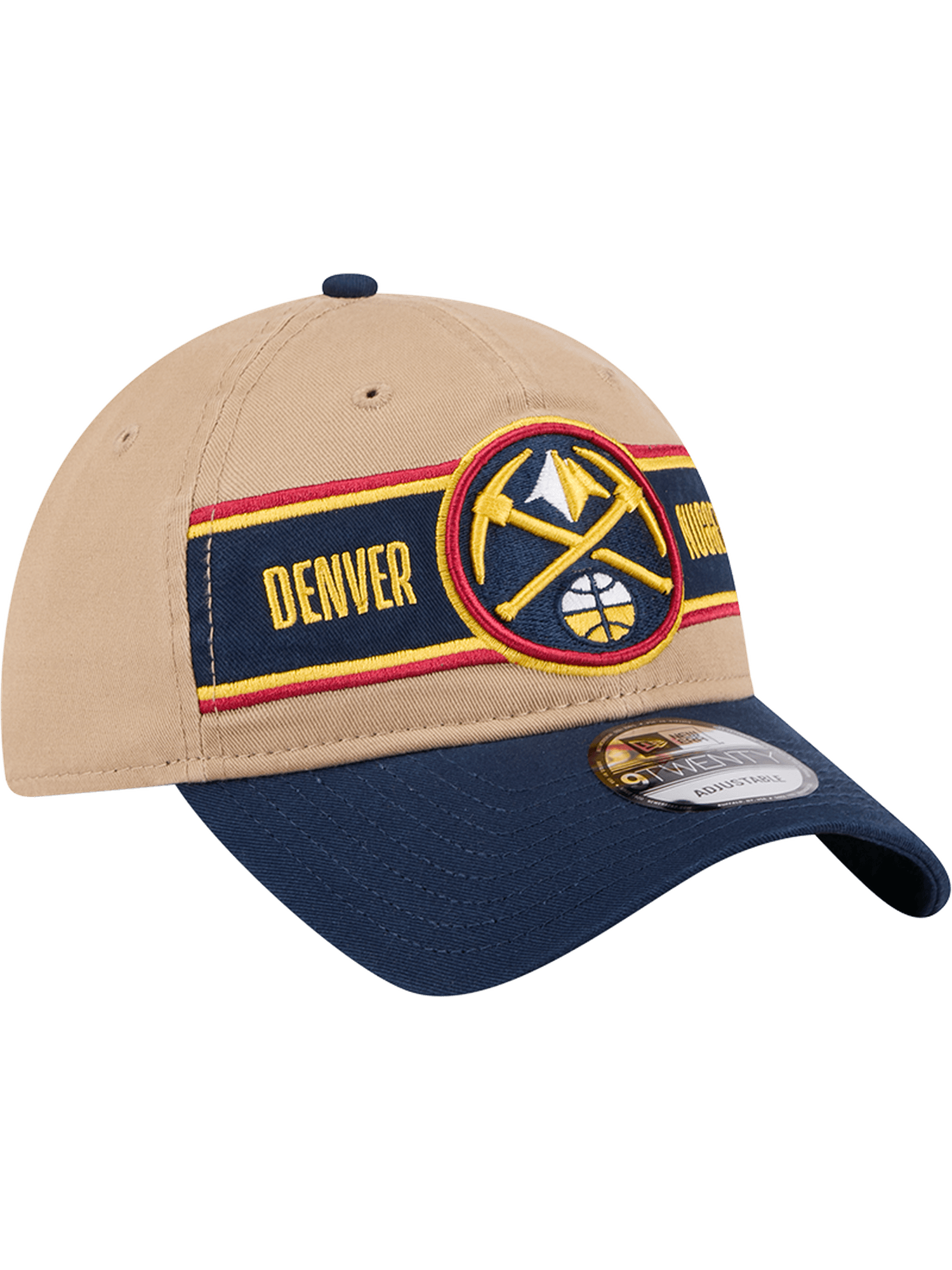 Denver Nuggets New Era NBA 24 Draft 9TWENTY Strapback Hat - Tan