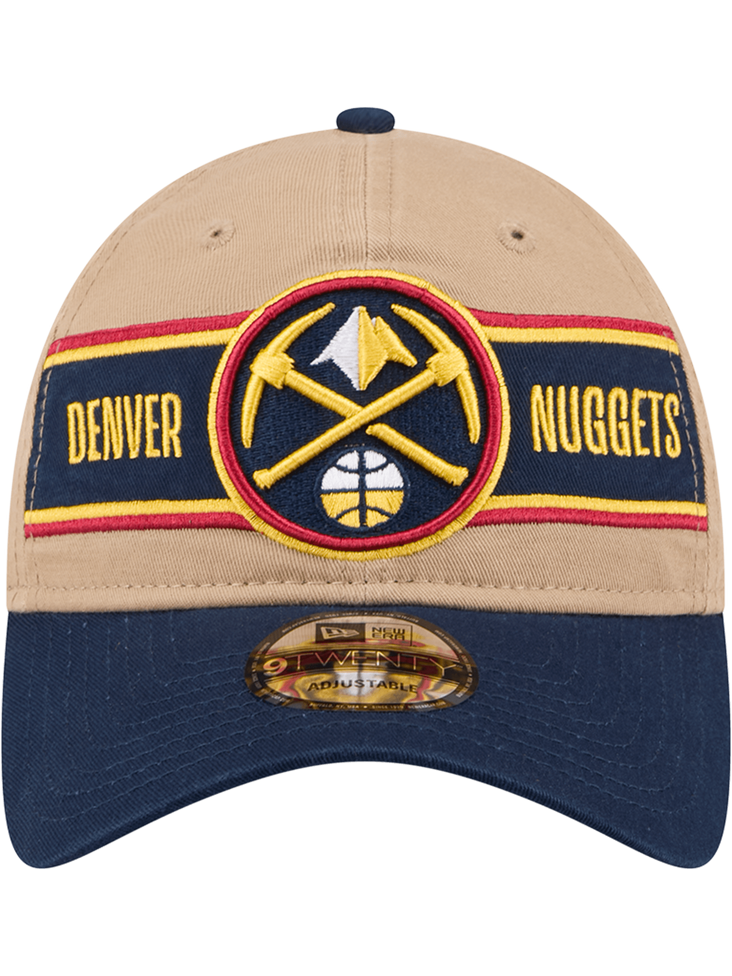 Denver Nuggets New Era NBA 24 Draft 9TWENTY Strapback Hat - Tan