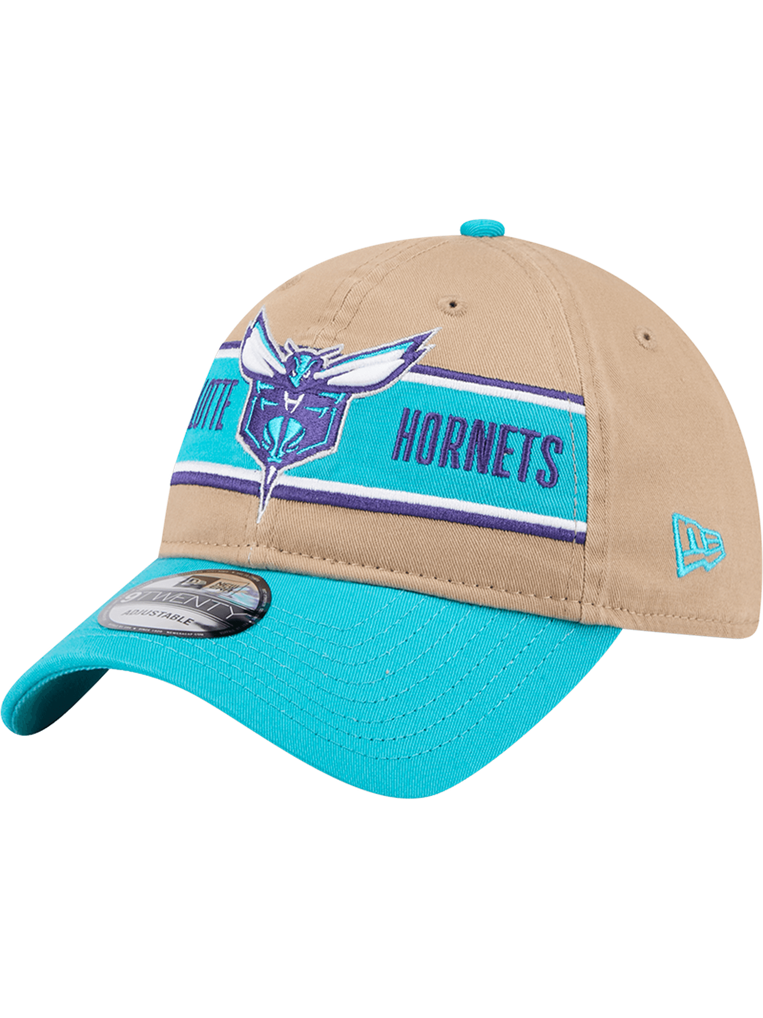 Charlotte Hornets New Era NBA 24 Draft 9TWENTY Strapback Hat - Tan