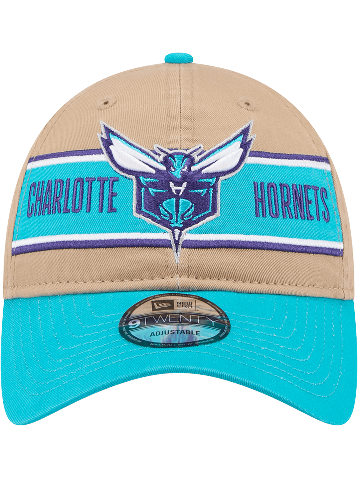 Charlotte Hornets New Era NBA 24 Draft 9TWENTY Strapback Hat - Tan