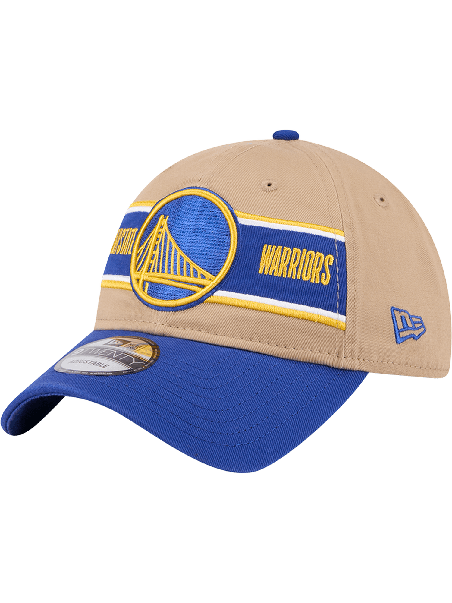 Golden State Warriors New Era NBA 24 Draft 9TWENTY Strapback Hat - Tan