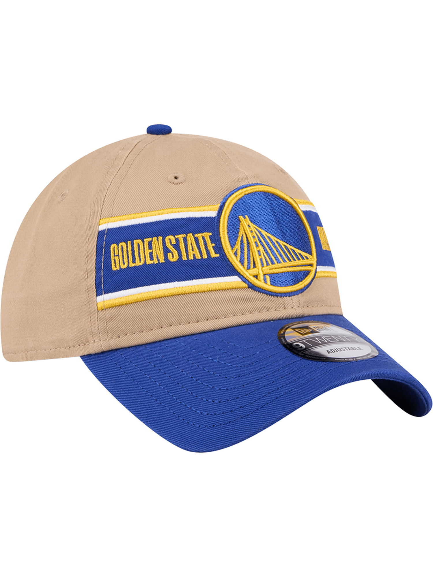 Golden State Warriors New Era NBA 24 Draft 9TWENTY Strapback Hat - Tan