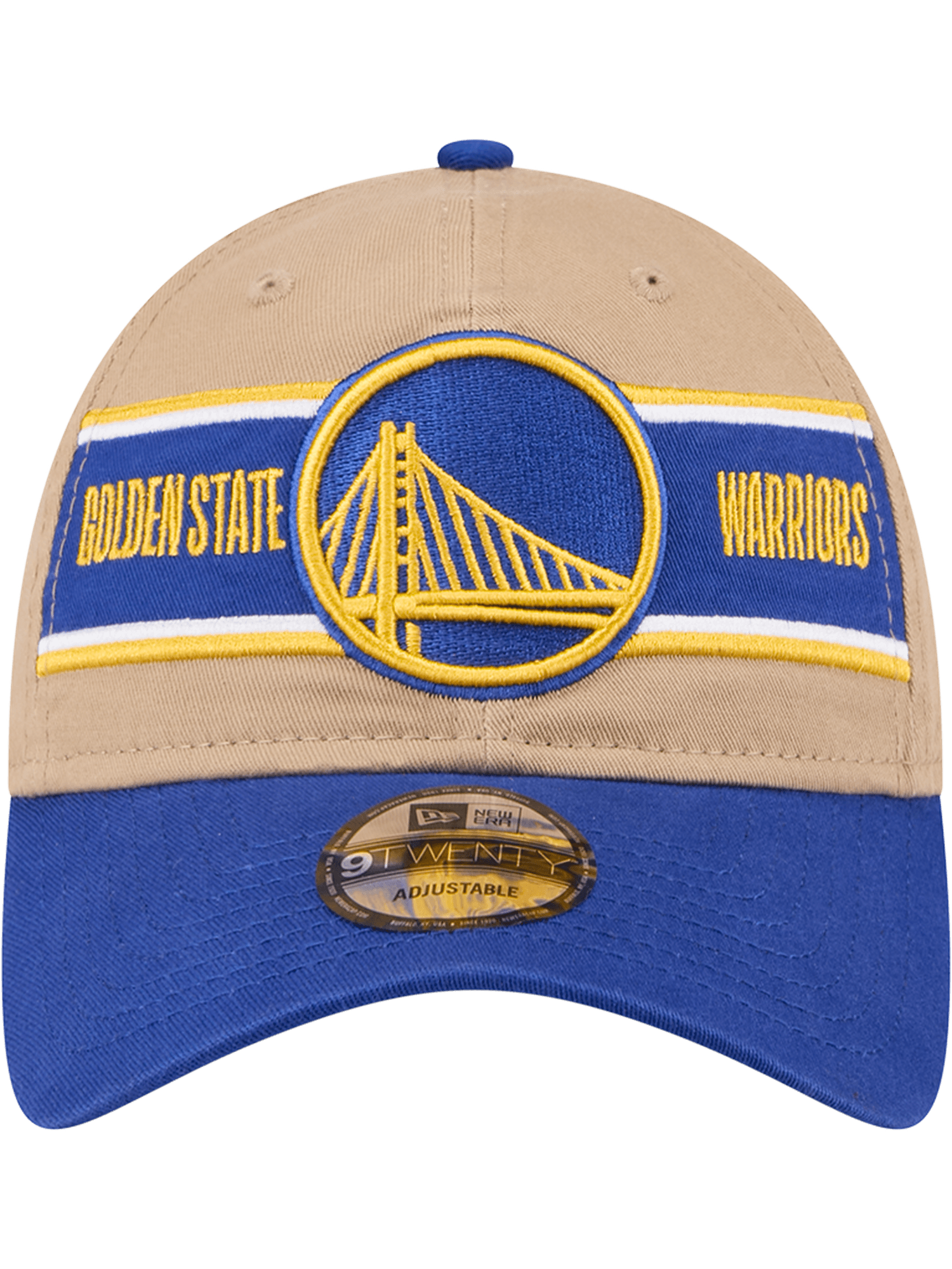 Golden State Warriors New Era NBA 24 Draft 9TWENTY Strapback Hat - Tan