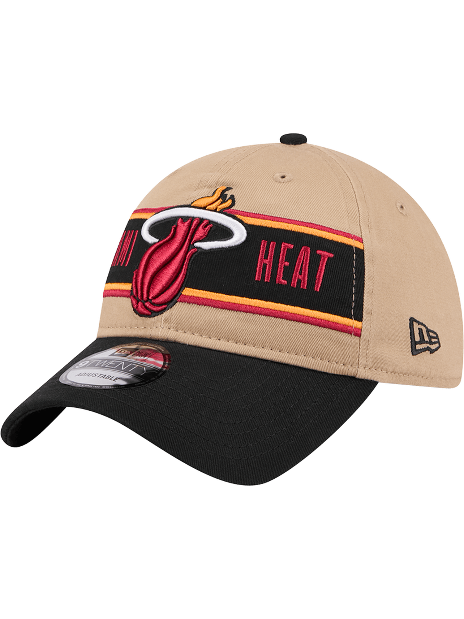 Miami Heat New Era NBA 24 Draft 9TWENTY Strapback Hat - Tan