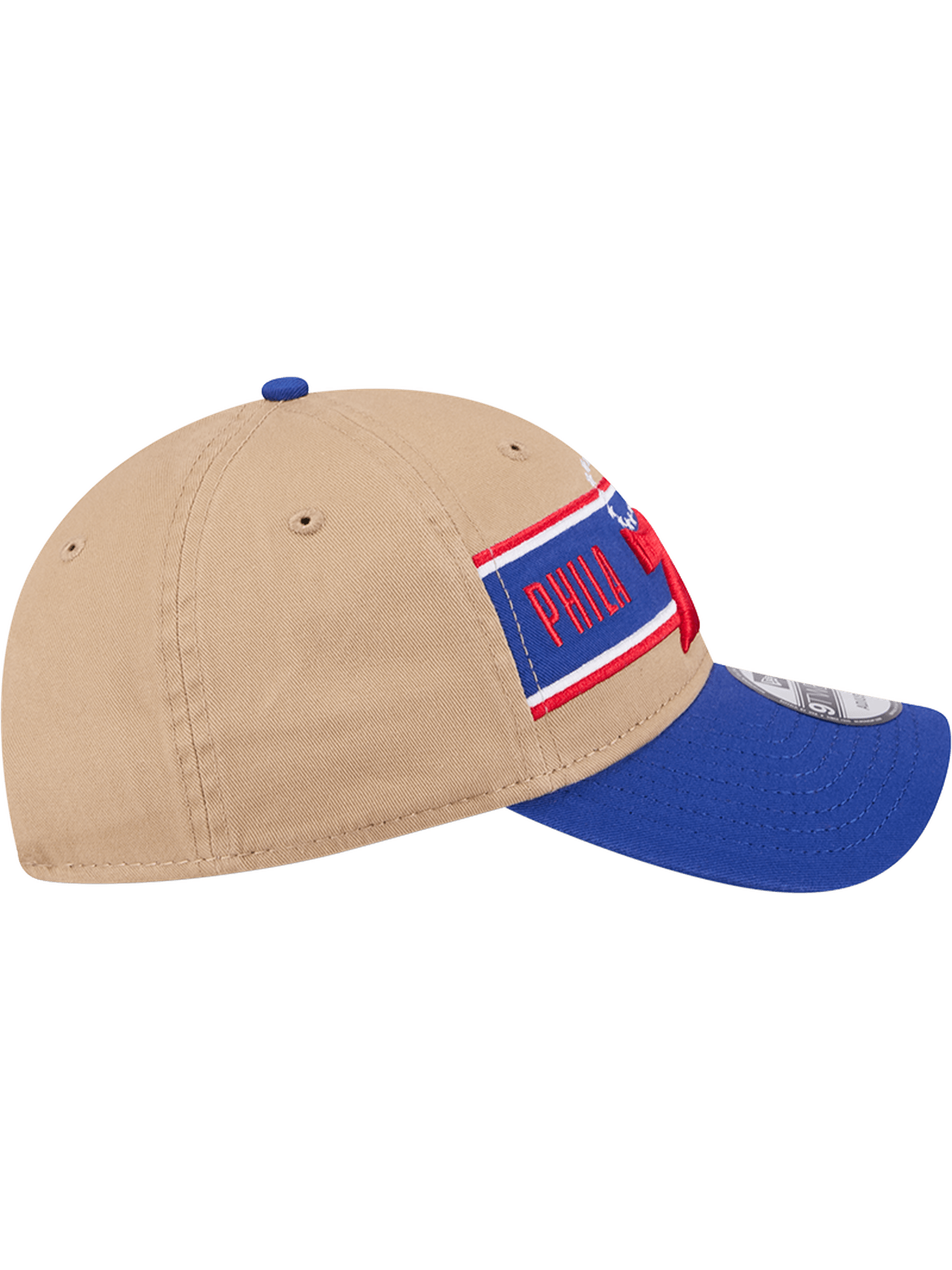 Philadelphia 76ers New Era NBA 24 Draft 9TWENTY Strapback Hat - Tan