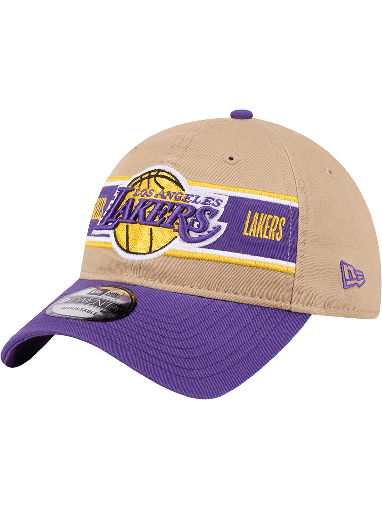 Los Angeles Lakers New Era NBA 24 Draft 9TWENTY Strapback Hat - Tan