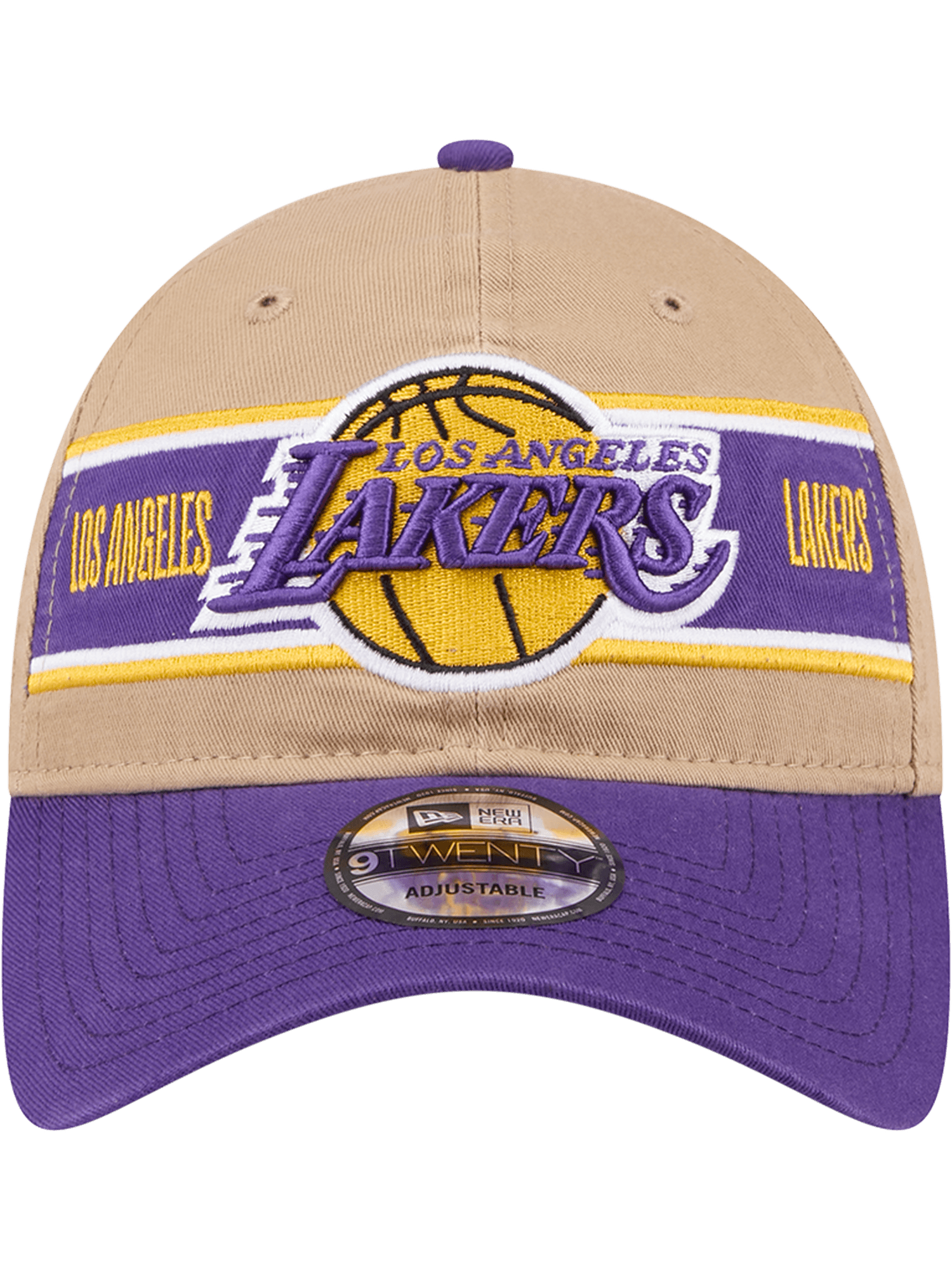 Los Angeles Lakers New Era NBA 24 Draft 9TWENTY Strapback Hat - Tan