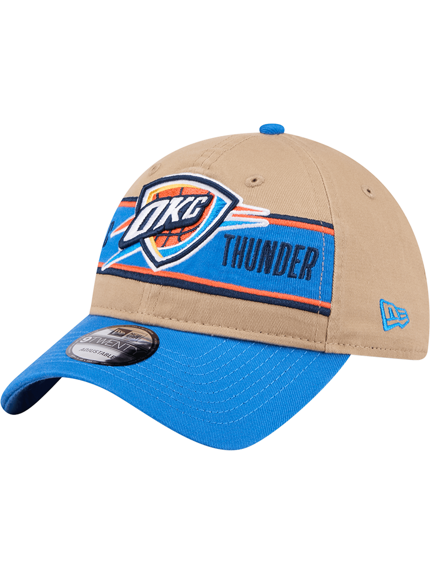 Oklahoma City Thunder New Era NBA 24 Draft 9TWENTY Strapback Hat - Tan