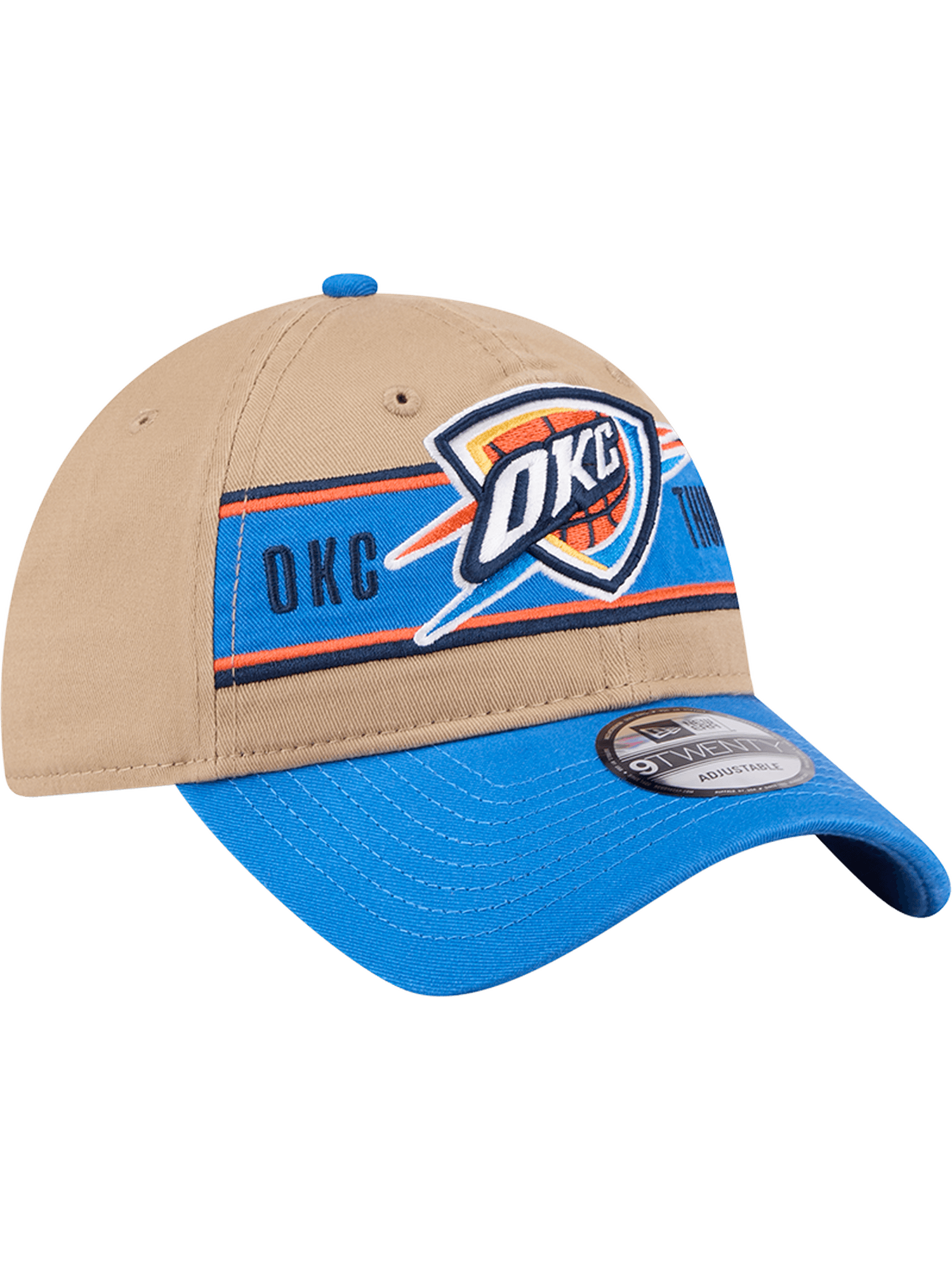 Oklahoma City Thunder New Era NBA 24 Draft 9TWENTY Strapback Hat - Tan