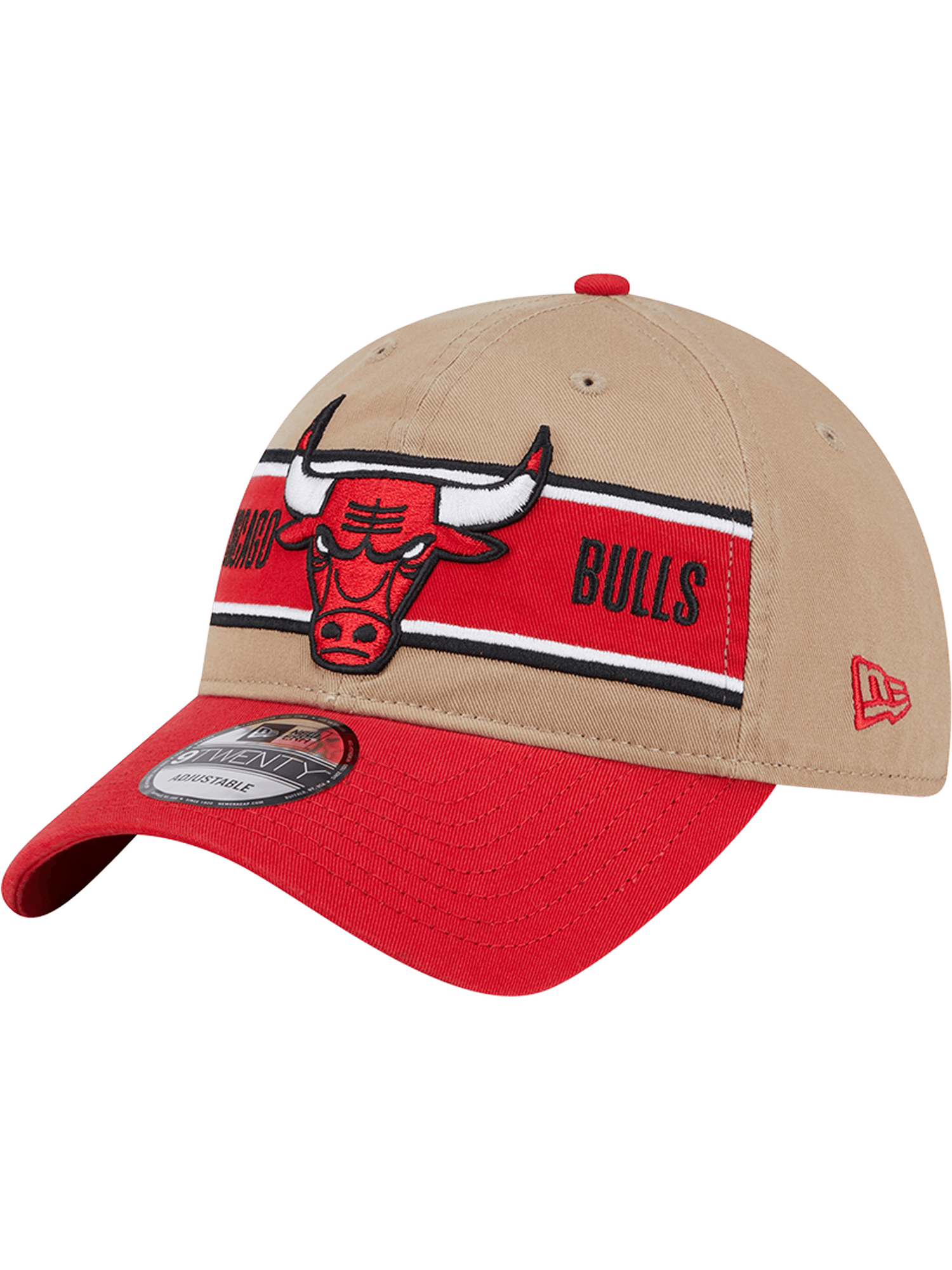 Chicago Bulls New Era NBA 24 Draft 9TWENTY Strapback Hat - Tan