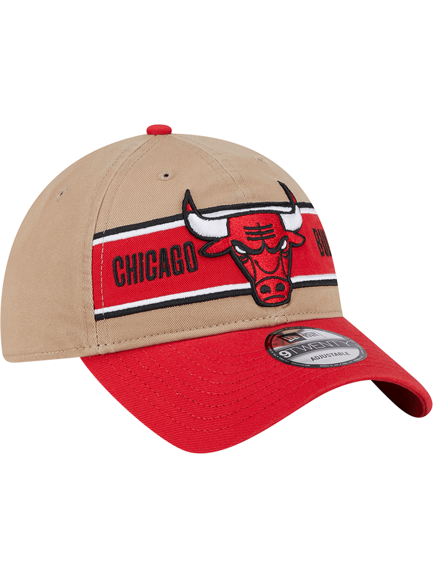 Chicago Bulls New Era NBA 24 Draft 9TWENTY Strapback Hat - Tan