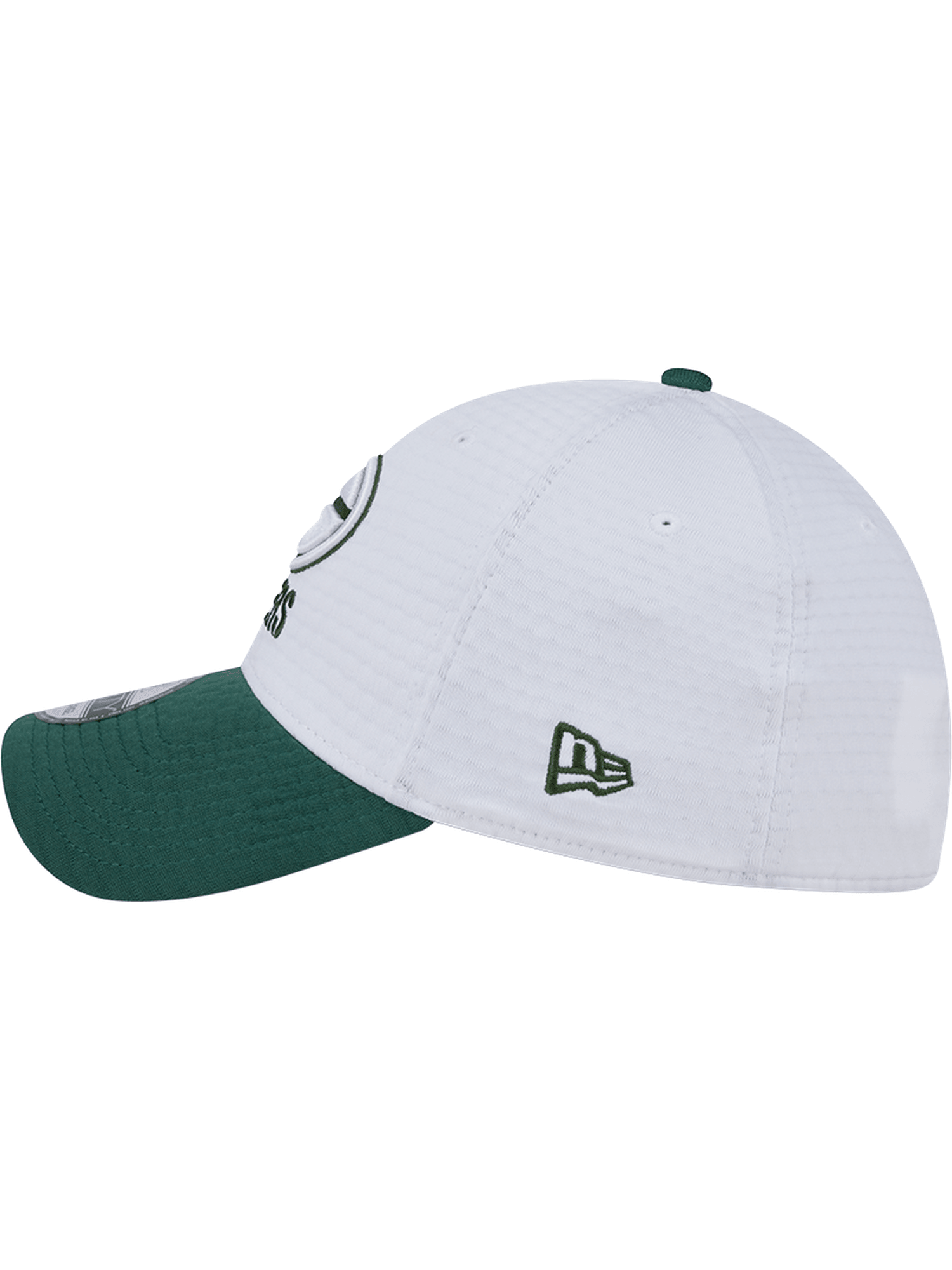 Green Bay Packers New Era NFL 24 Training 39THIRTY Stretch-Fit Hat - White