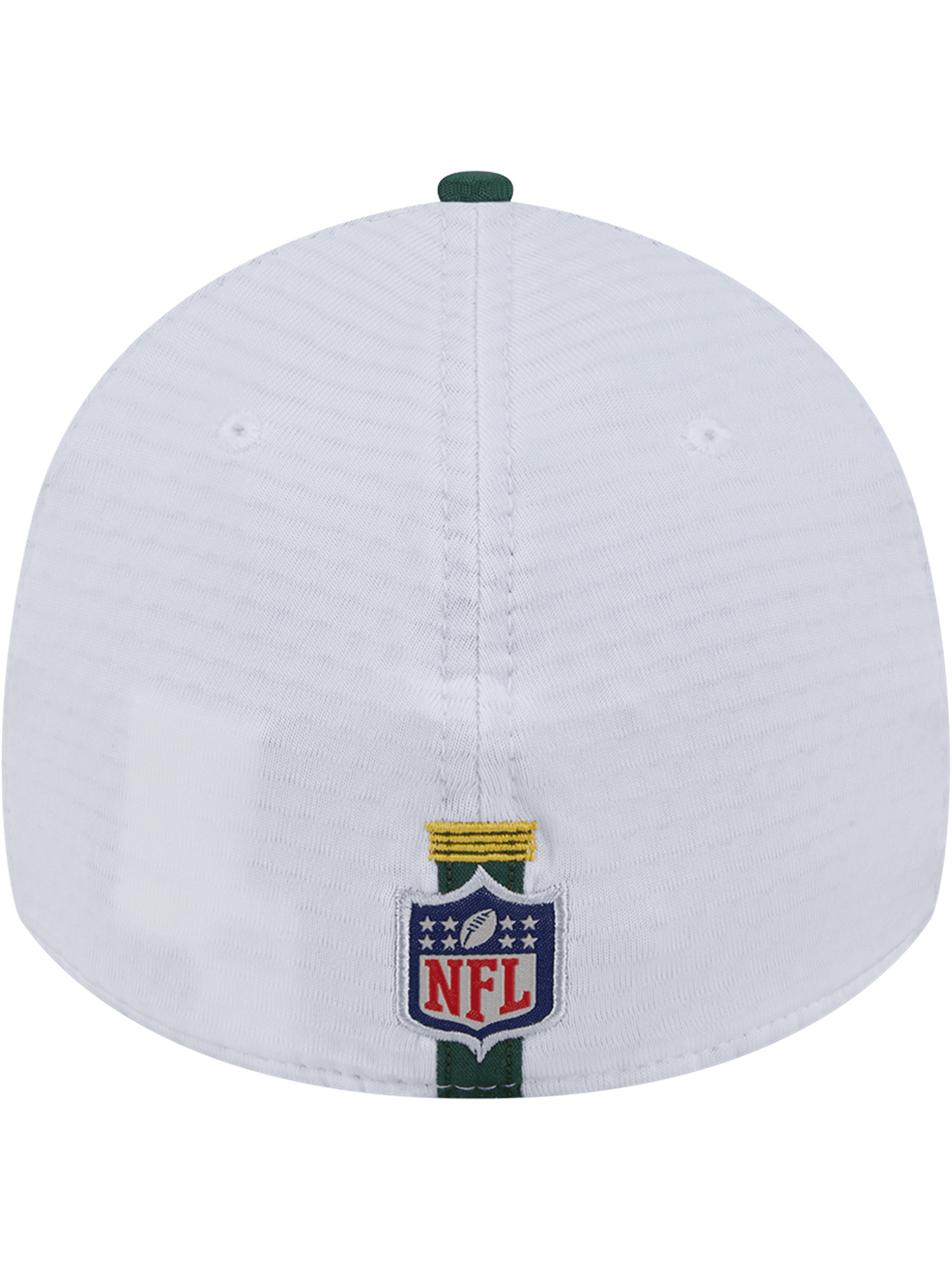 Green Bay Packers New Era NFL 24 Training 39THIRTY Stretch-Fit Hat - White