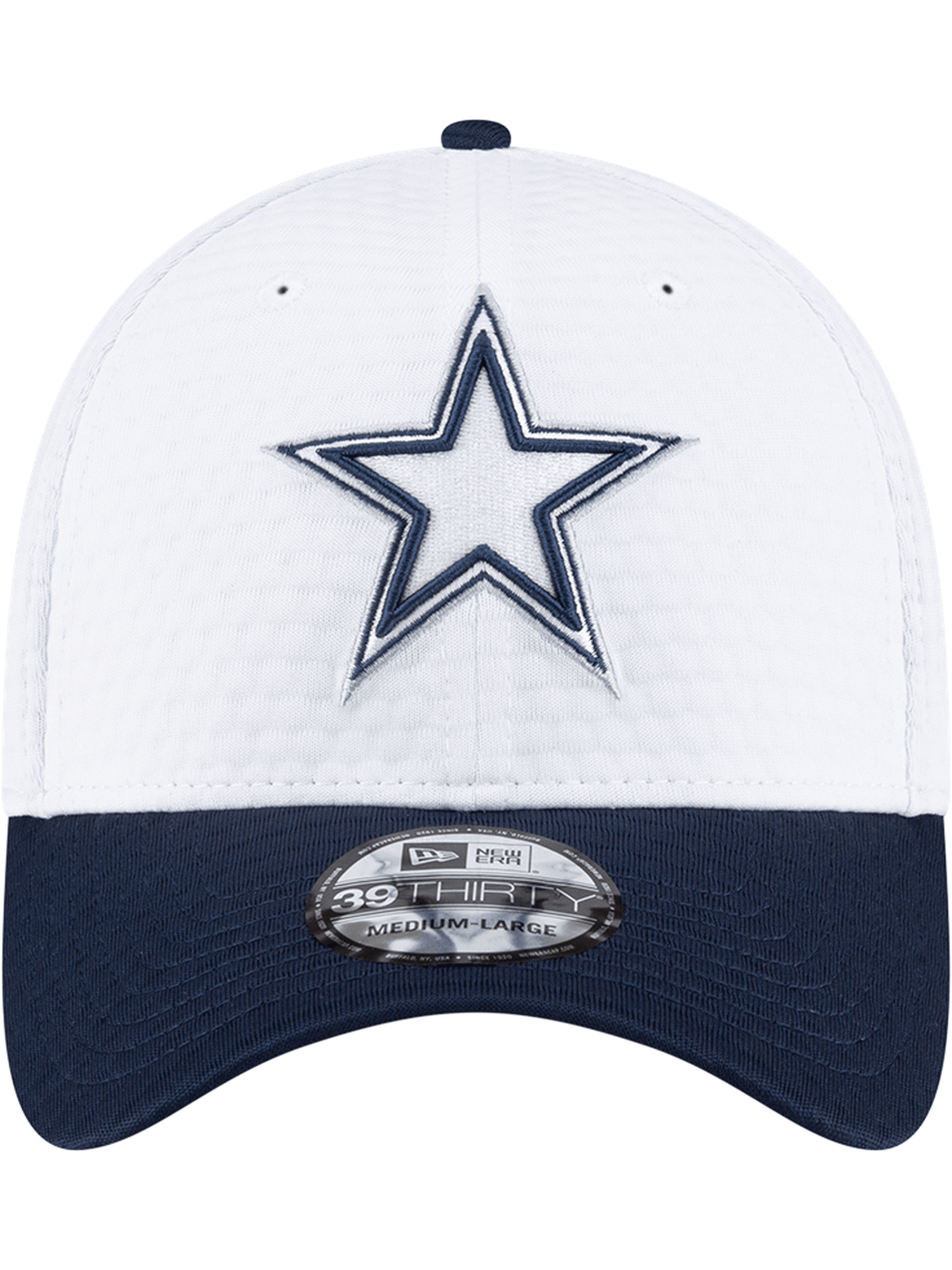 Dallas Cowboys New Era NFL 24 Training 39THIRTY Stretch-Fit Hat - White