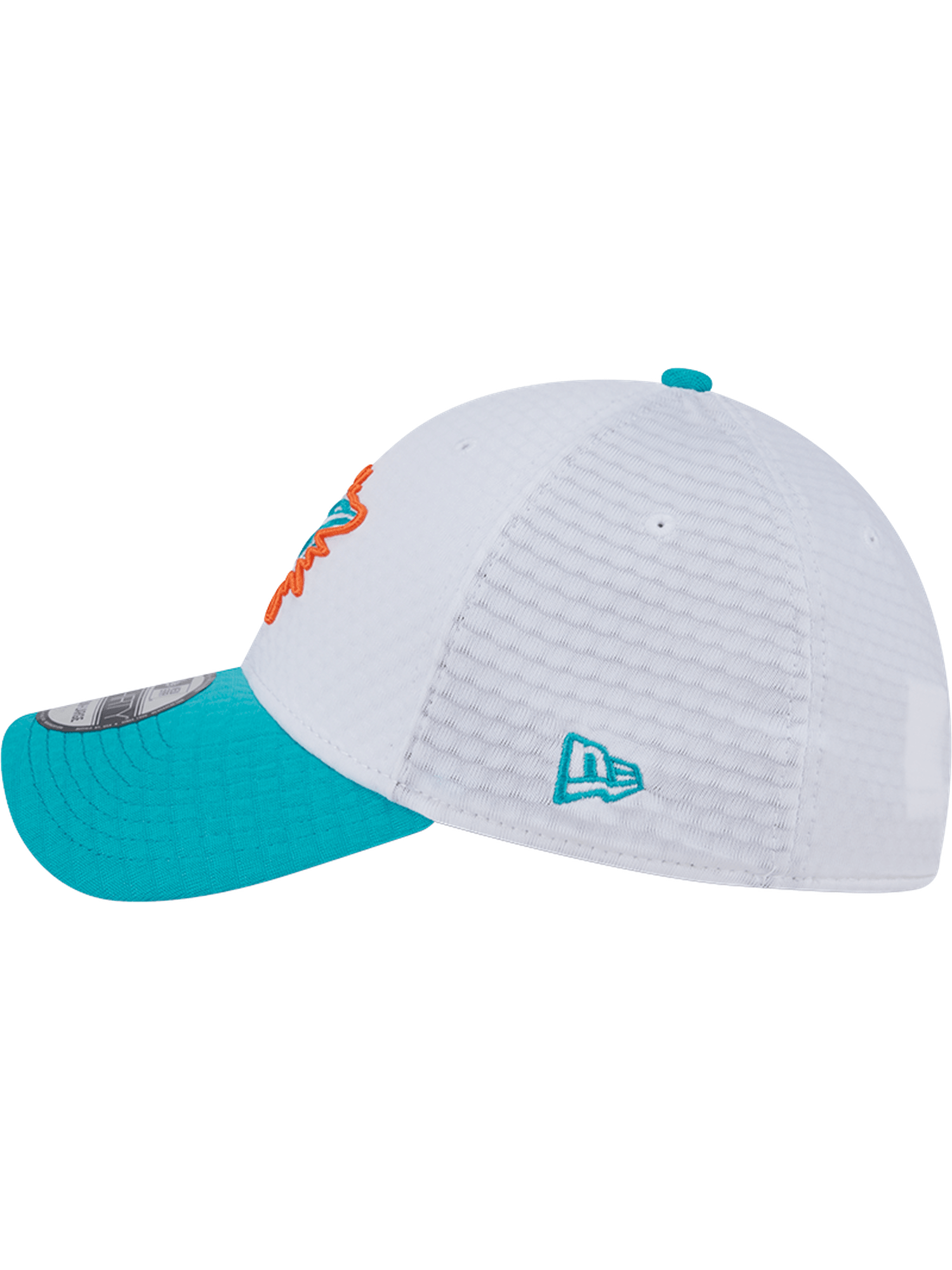 Miami Dolphins New Era NFL 24 Training 39THIRTY Stretch-Fit Hat - White