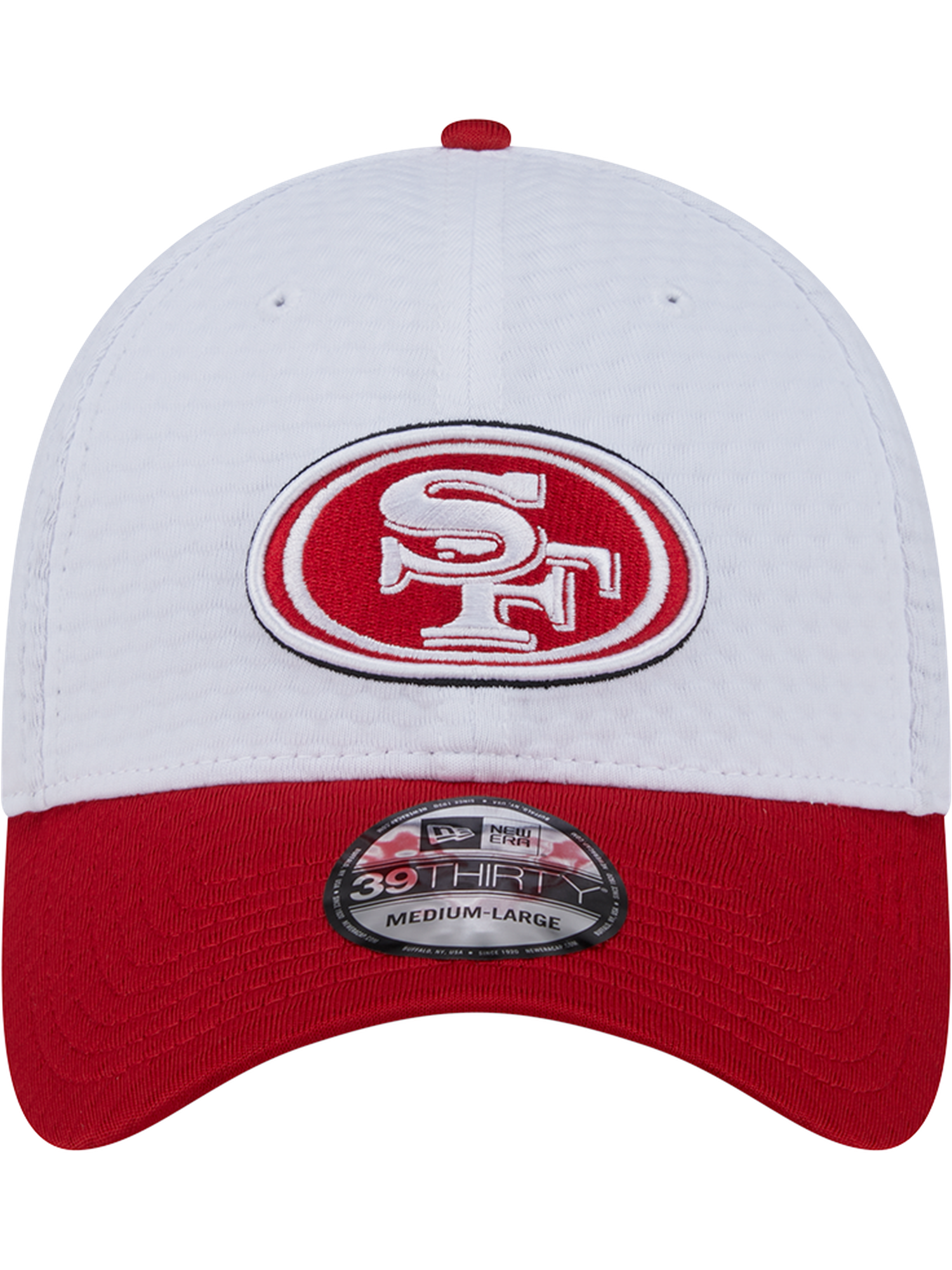 San Francisco 49ers New Era NFL 24 Training 39THIRTY Stretch-Fit Hat - White