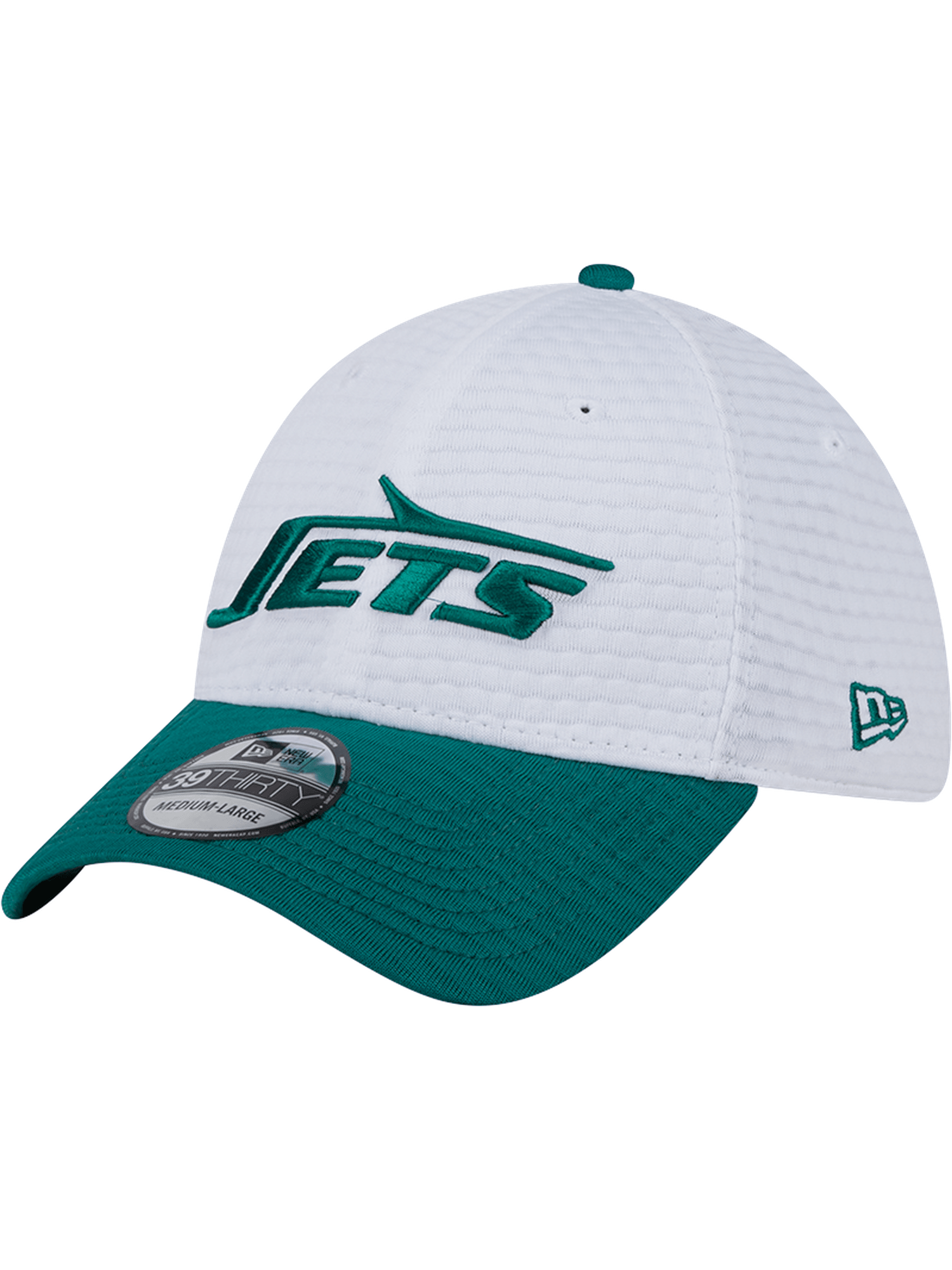 New York Jets New Era NFL 24 Training 39THIRTY Stretch-Fit Hat - White