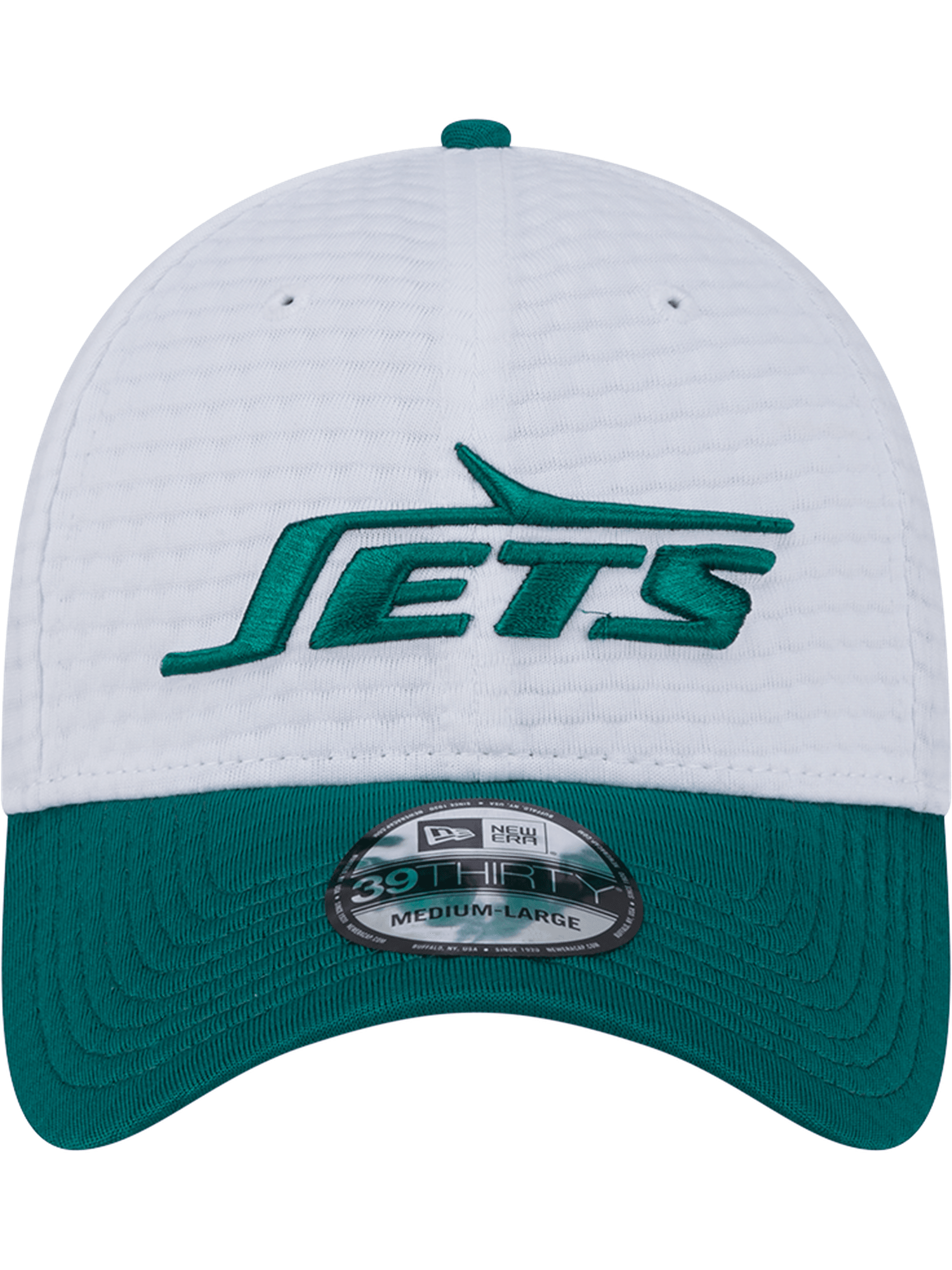 New York Jets New Era NFL 24 Training 39THIRTY Stretch-Fit Hat - White