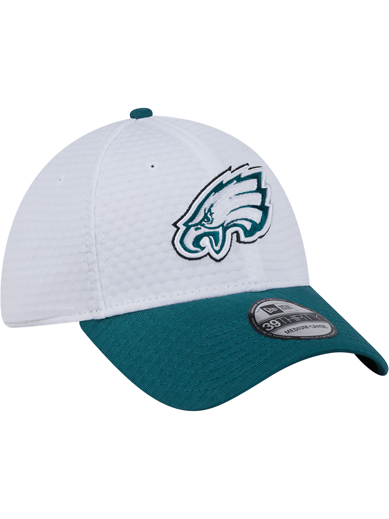 Philadelphia Eagles New Era NFL 24 Training 39THIRTY Stretch-Fit Hat - White