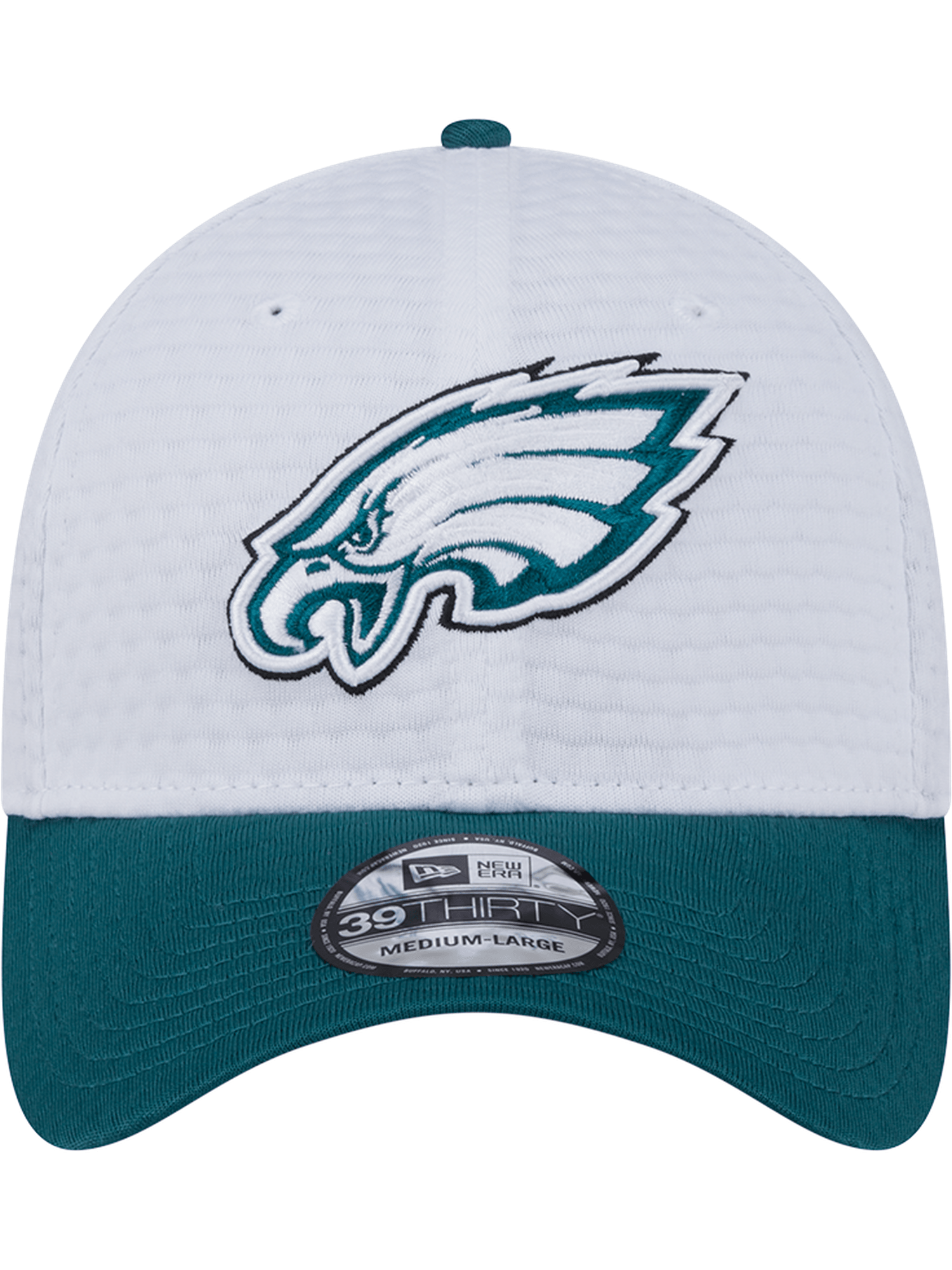 Philadelphia Eagles New Era NFL 24 Training 39THIRTY Stretch-Fit Hat - White