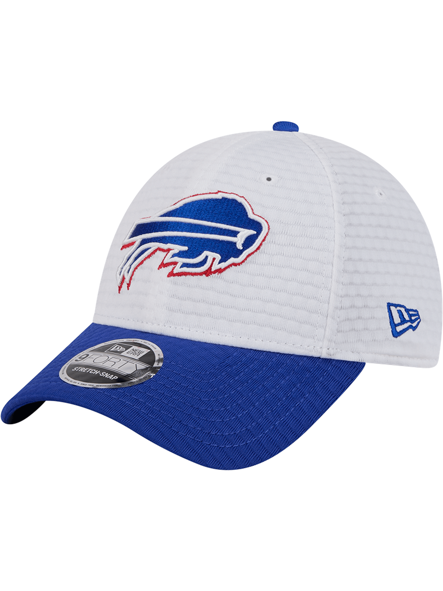 Buffalo Bills New Era NFL 24 Training 9FORTY Stretch-Snapback Hat - White