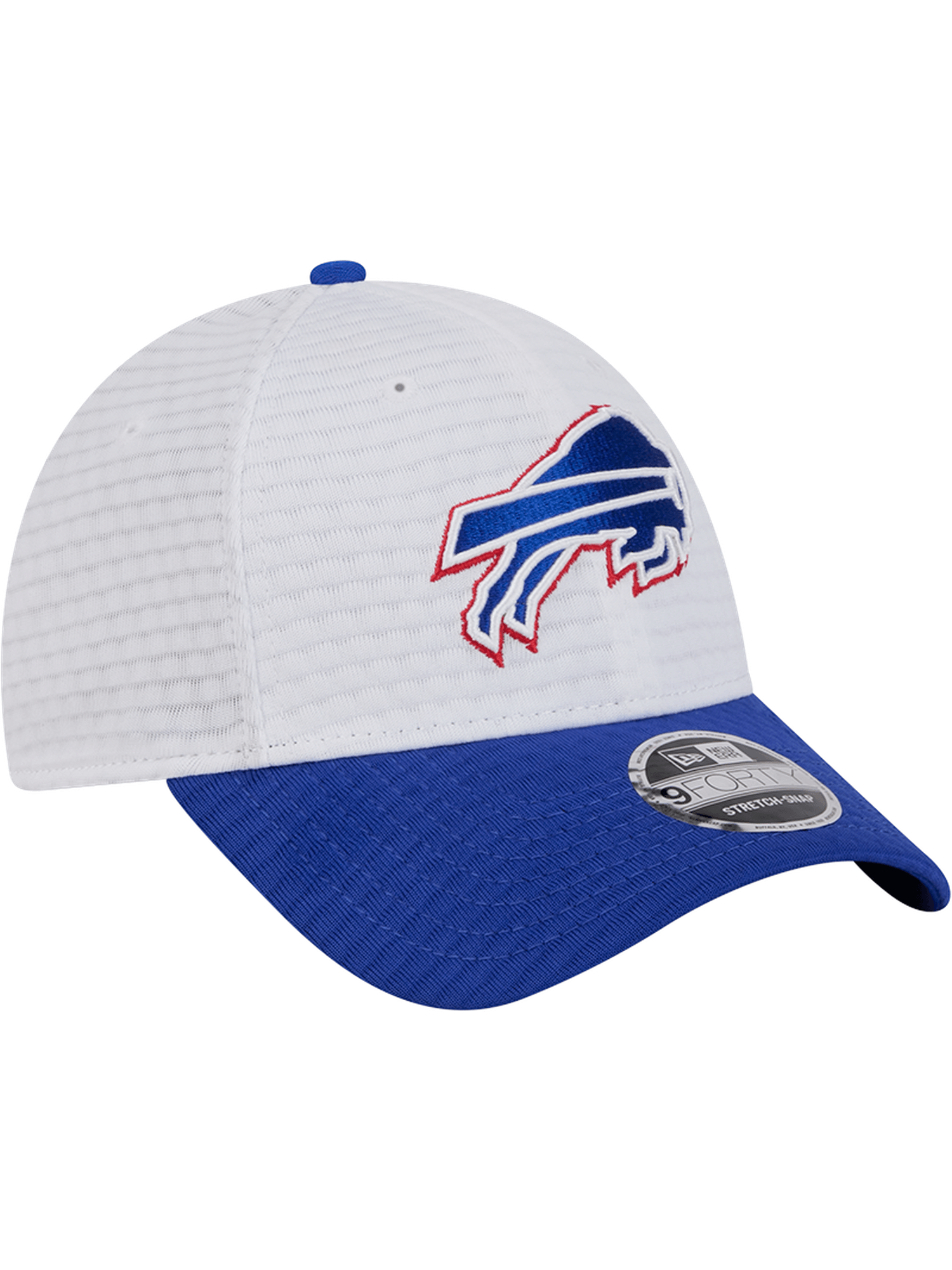 Buffalo Bills New Era NFL 24 Training 9FORTY Stretch-Snapback Hat - White