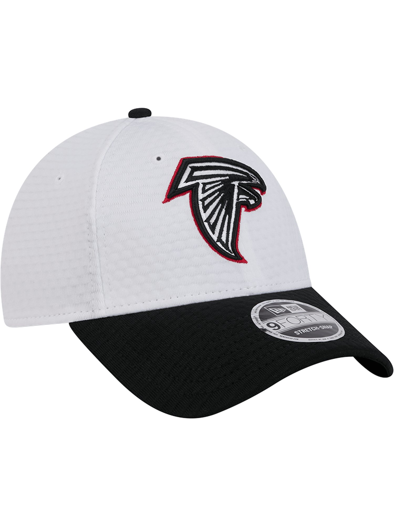 Atlanta Falcons New Era NFL 24 Training 9FORTY Stretch-Snapback Hat - White