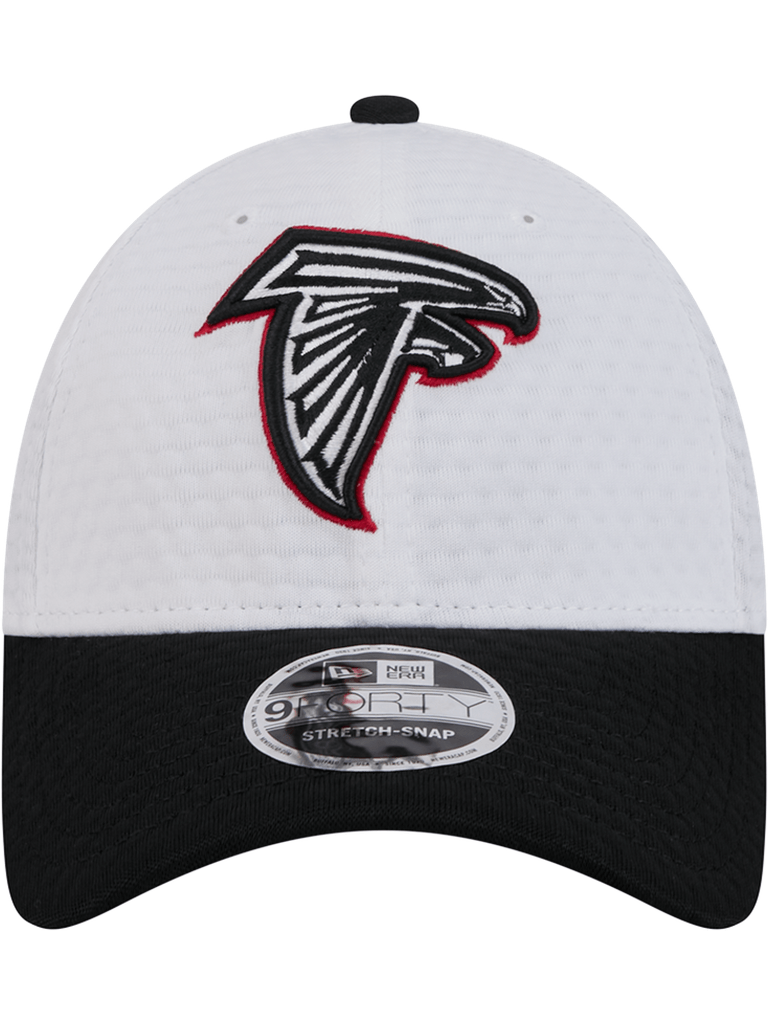 Atlanta Falcons New Era NFL 24 Training 9FORTY Stretch-Snapback Hat - White