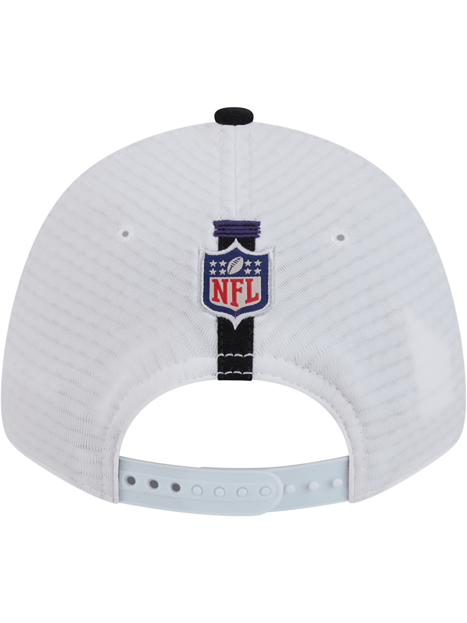 Baltimore Ravens New Era NFL 24 Training 9FORTY Stretch-Snapback Hat - White