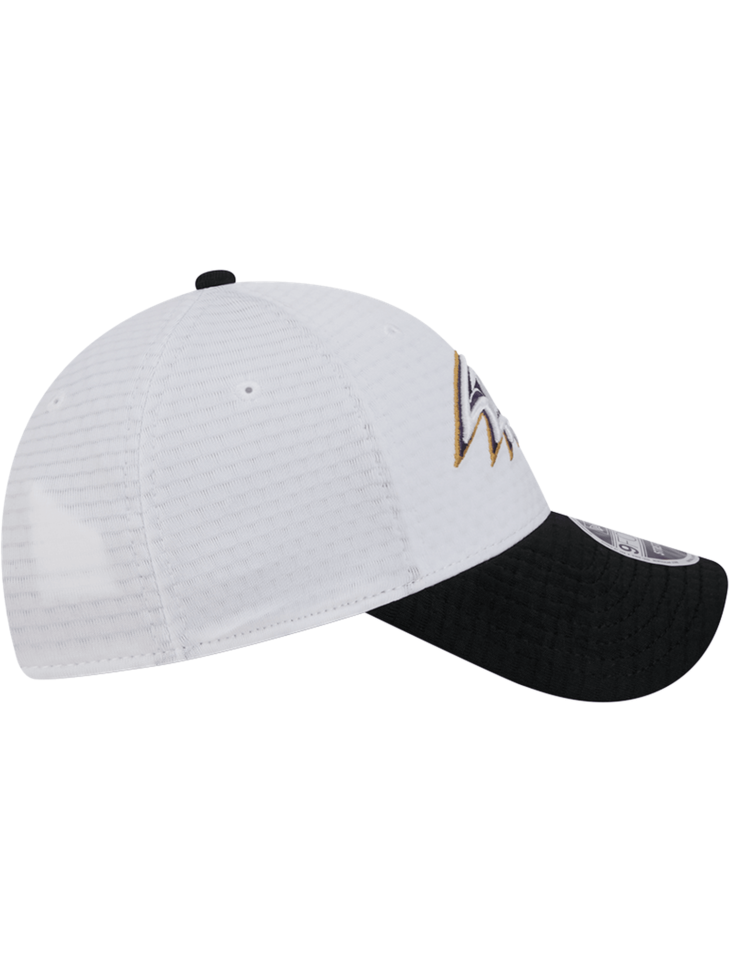 Baltimore Ravens New Era NFL 24 Training 9FORTY Stretch-Snapback Hat - White