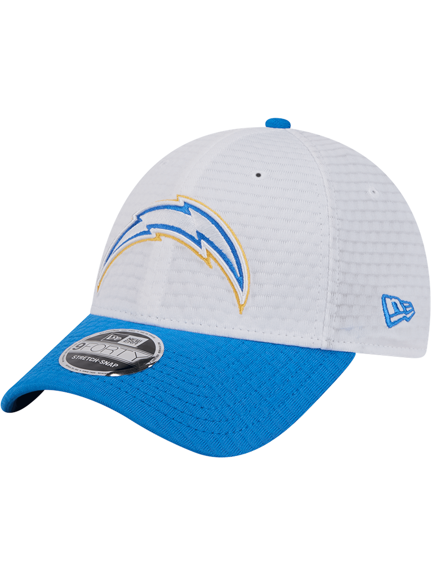 Los Angeles Chargers New Era NFL 24 Training 9FORTY Stretch-Snapback Hat - White