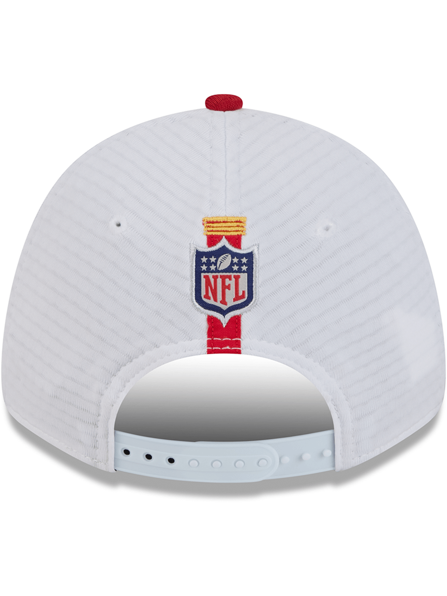 Kansas City Chiefs New Era NFL 24 Training 9FORTY Stretch-Snapback Hat - White