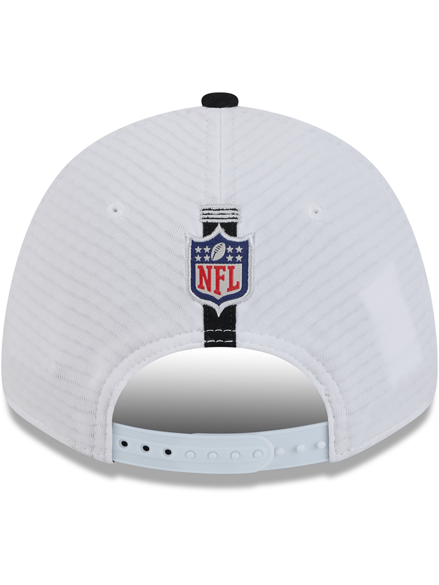 Las Vegas Raiders New Era NFL 24 Training 9FORTY Stretch-Snapback Hat - White