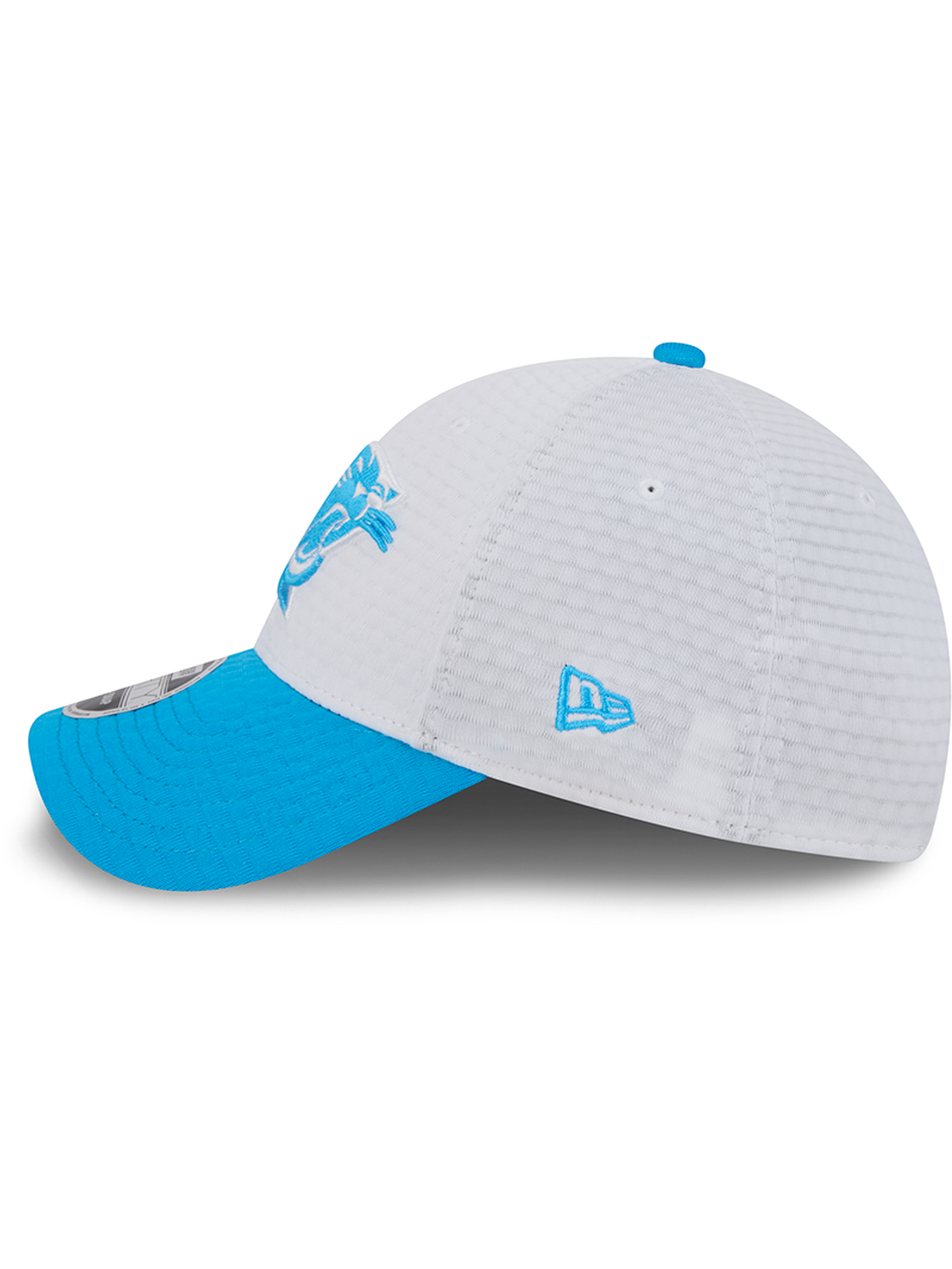 Carolina Panthers New Era NFL 24 Training 9FORTY Stretch-Snapback Hat - White