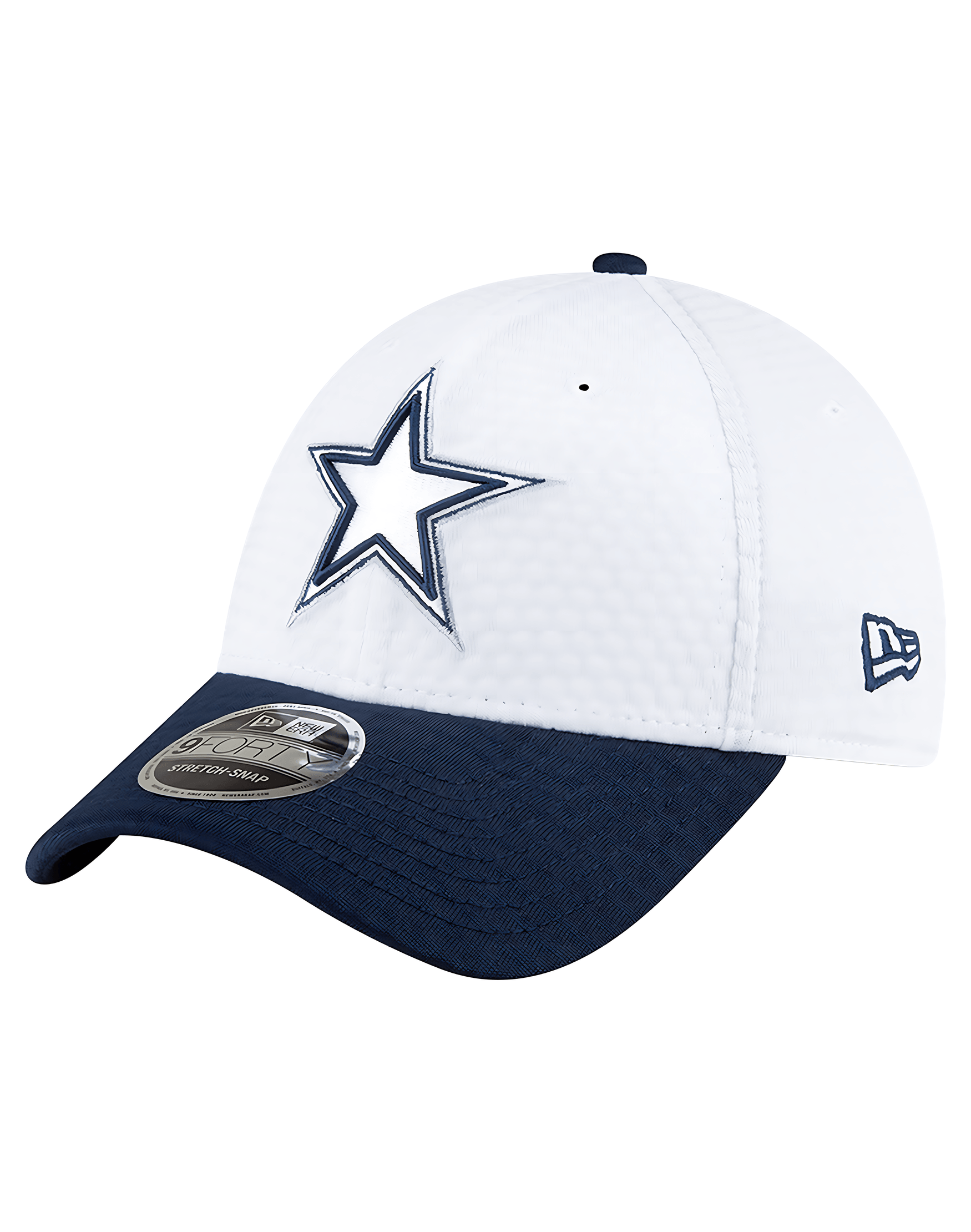 Youths Dallas Cowboys New Era NFL 24 Training 9FORTY Snapback Hat - White