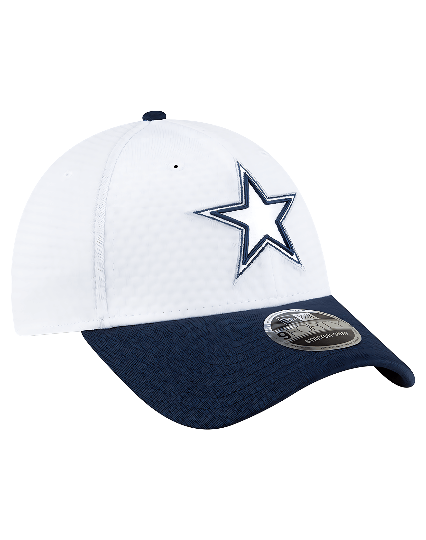 Youths Dallas Cowboys New Era NFL 24 Training 9FORTY Snapback Hat - White