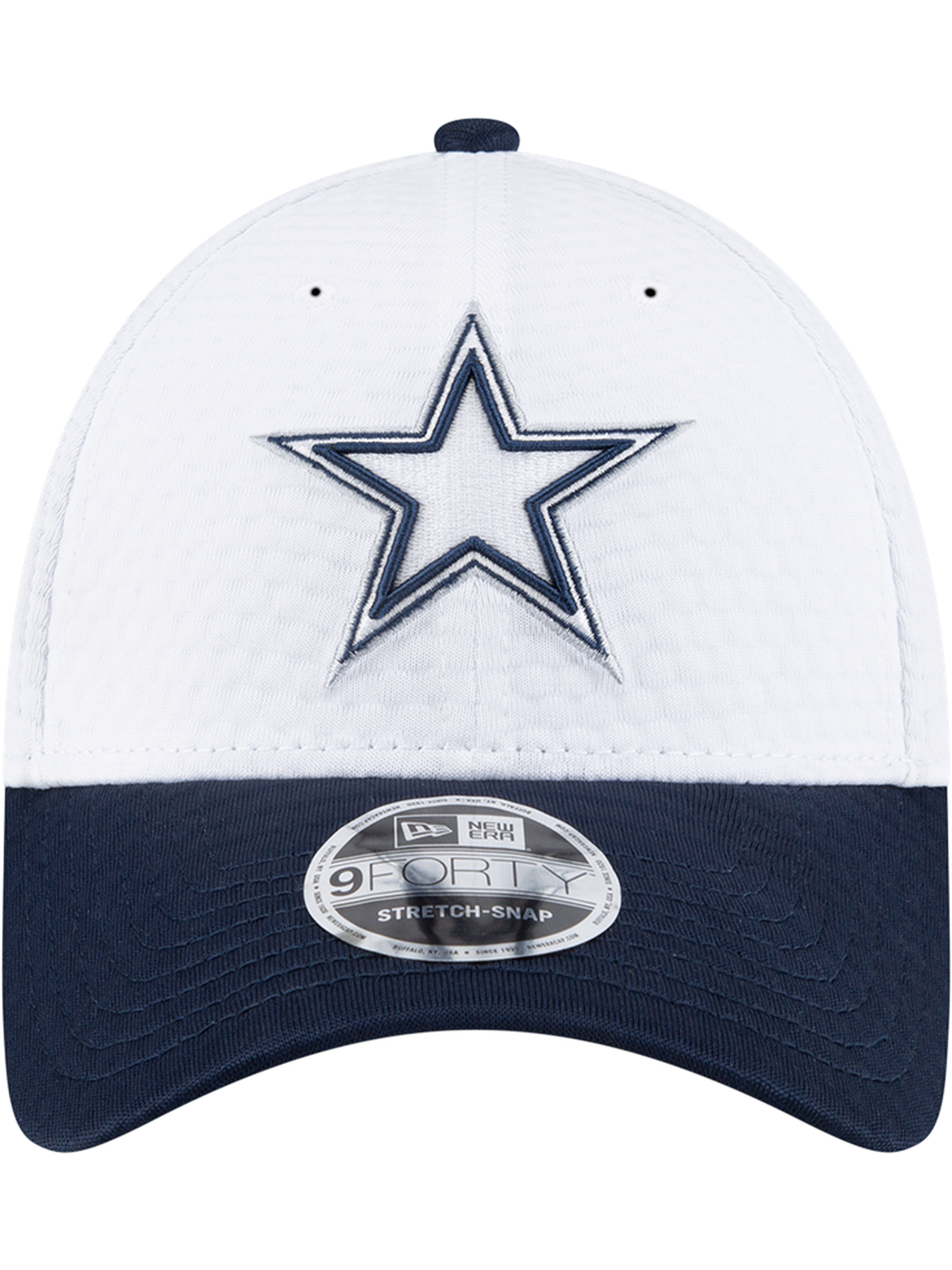 Dallas Cowboys New Era NFL 24 Training 9FORTY Stretch-Snapback Hat - White