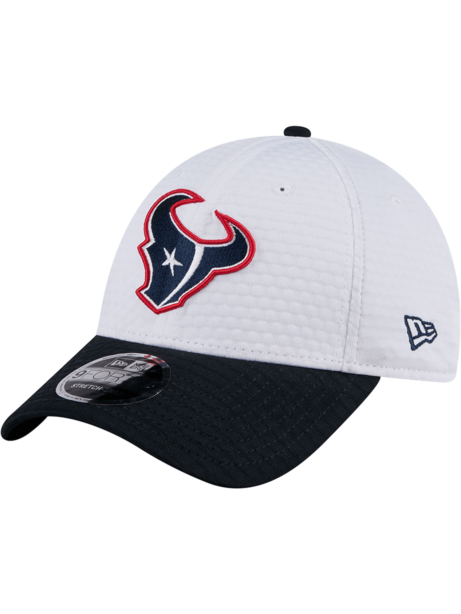 Houston Texans New Era NFL 24 Training 9FORTY Stretch-Snapback Hat - White