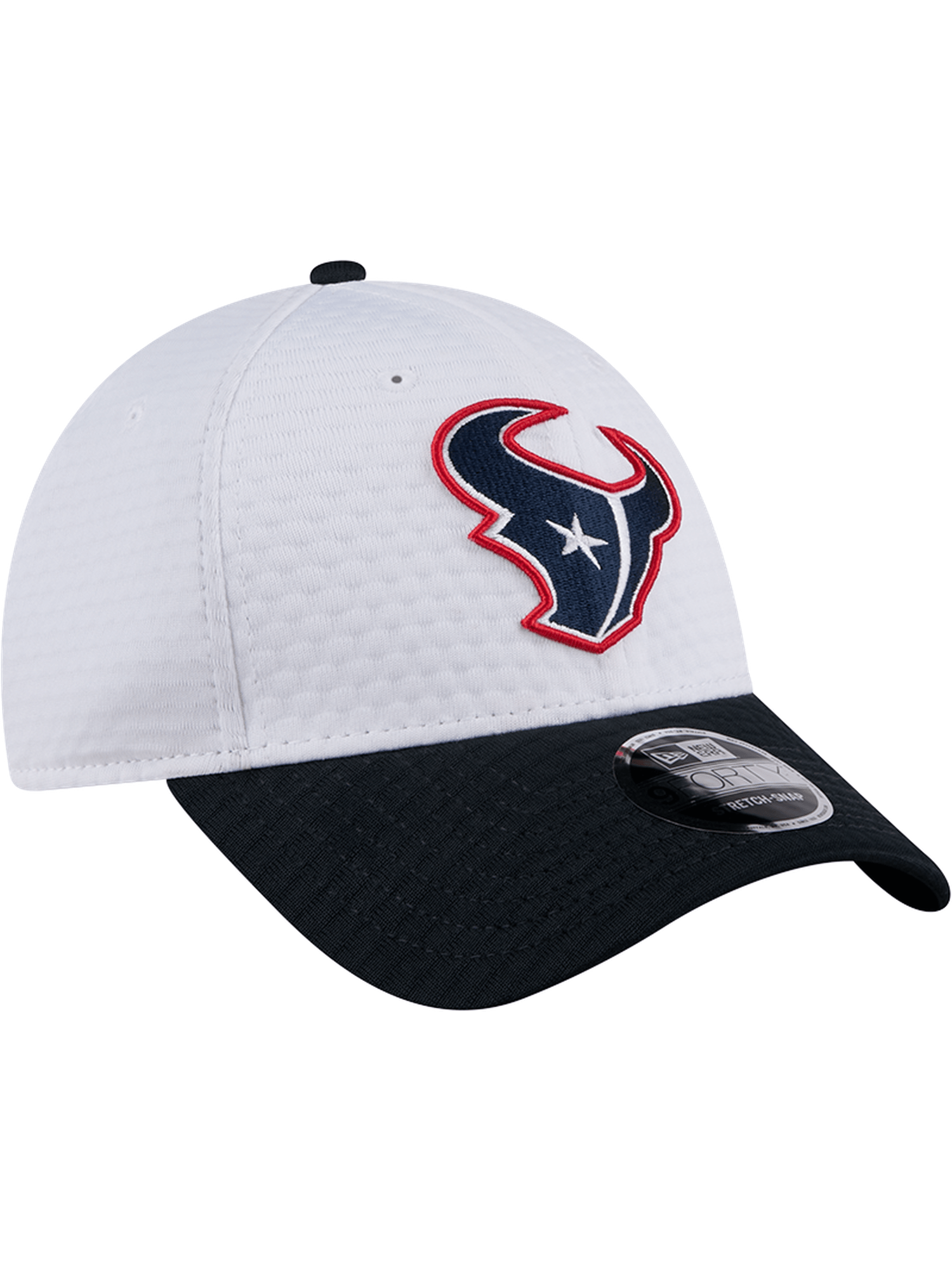 Houston Texans New Era NFL 24 Training 9FORTY Stretch-Snapback Hat - White