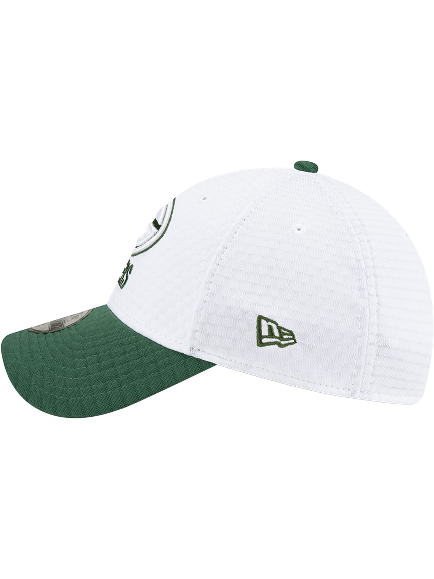 Green Bay Packers New Era NFL 24 Training 9FORTY Stretch-Snapback Hat - White