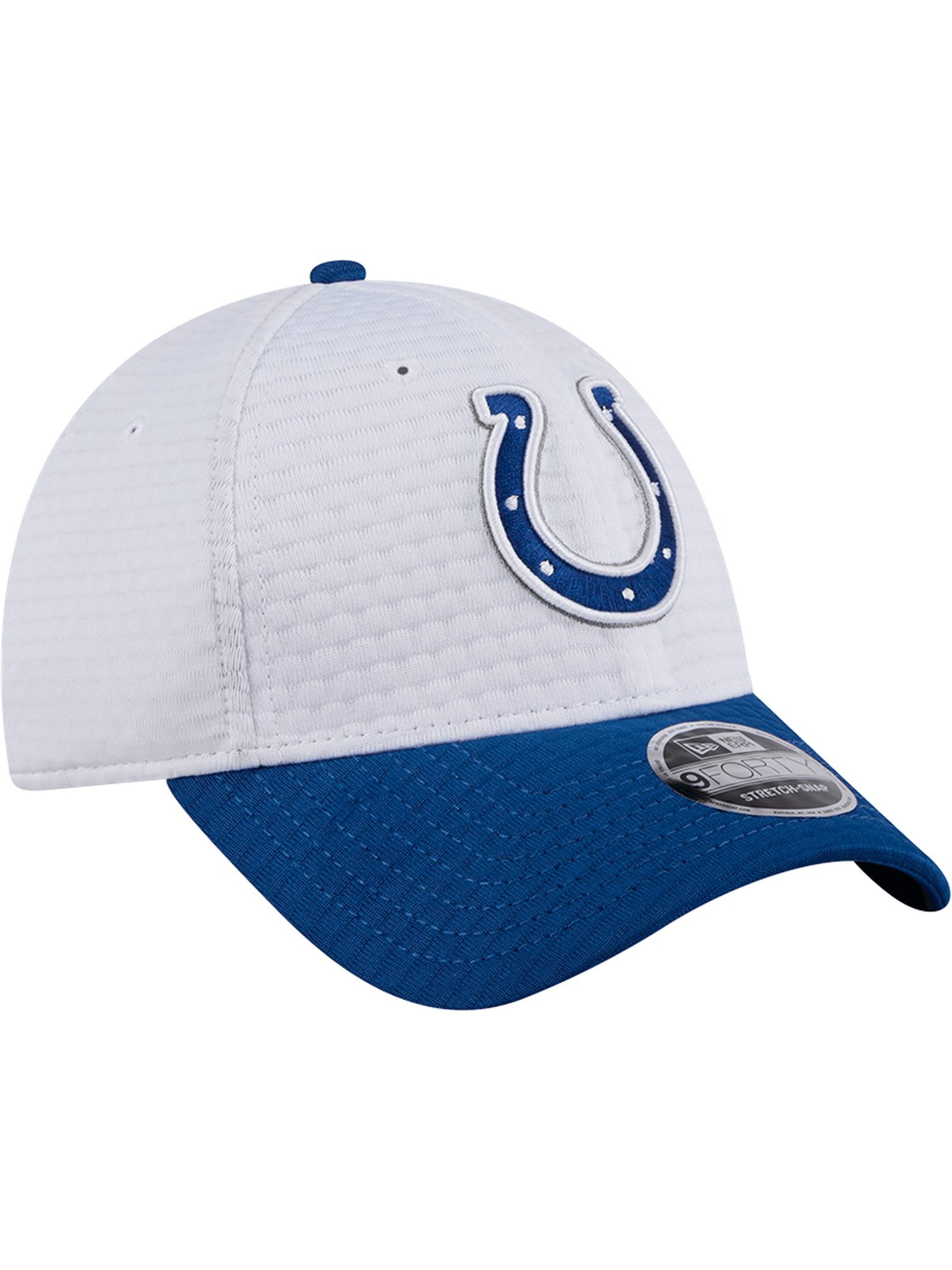 Indianapolis Colts New Era NFL 24 Training 9FORTY Stretch-Snapback Hat - White