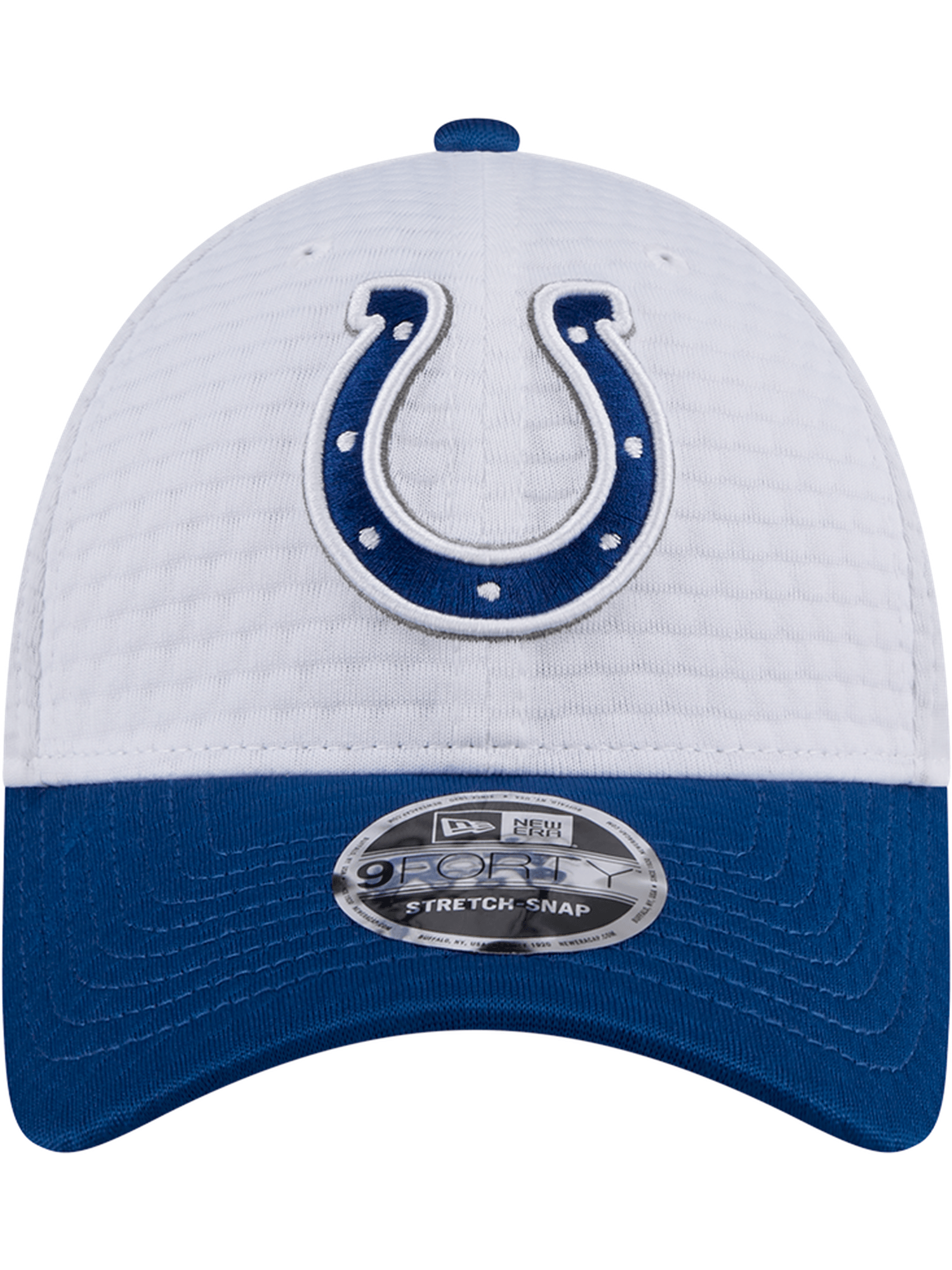 Indianapolis Colts New Era NFL 24 Training 9FORTY Stretch-Snapback Hat - White