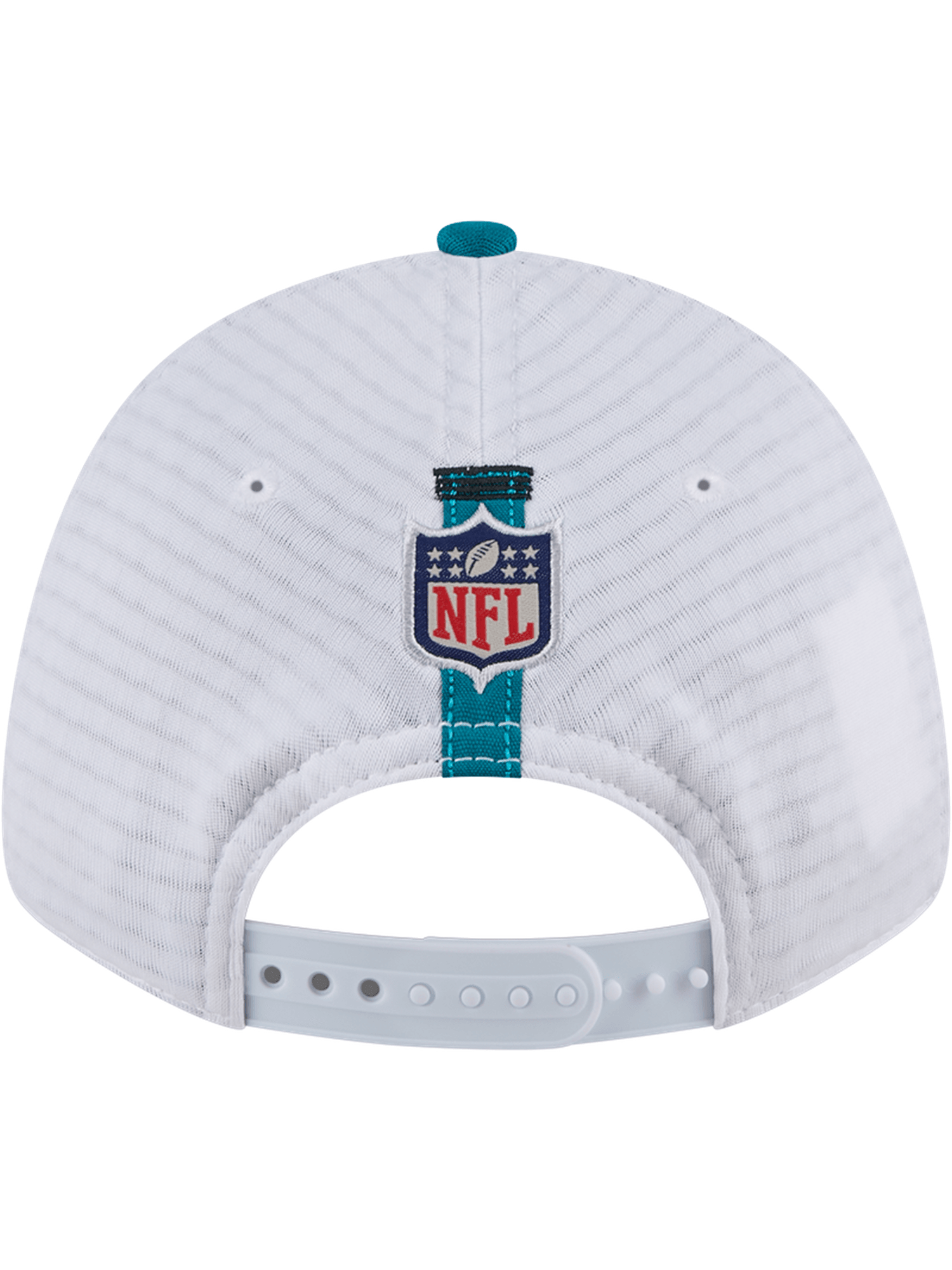 Jacksonville Jaguars New Era NFL 24 Training 9FORTY Stretch-Snapback Hat - White