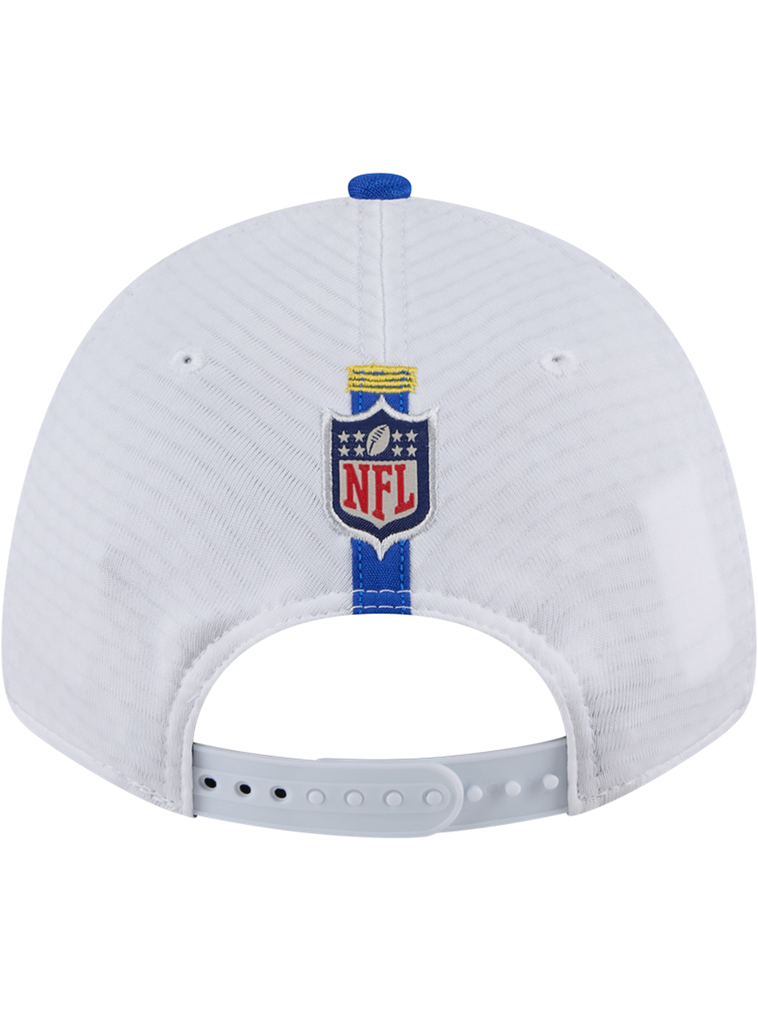 Los Angeles Rams New Era NFL 24 Training 9FORTY Stretch-Snapback Hat - White