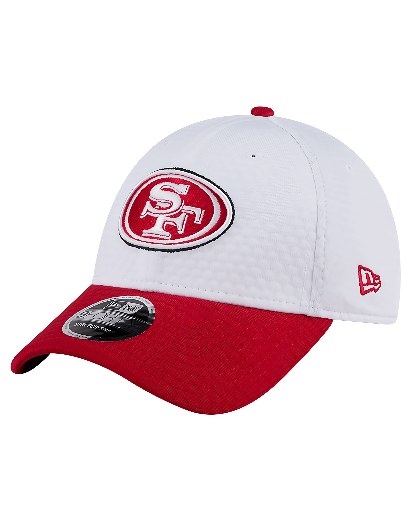 Youths San Francisco 49ers New Era NFL 24 Training 9FORTY Snapback Hat - White